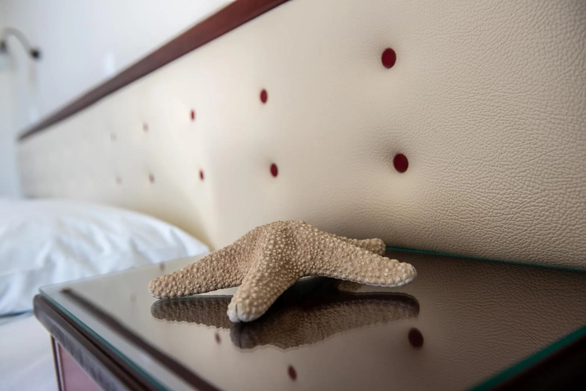 Bed in Dionisos Hotel