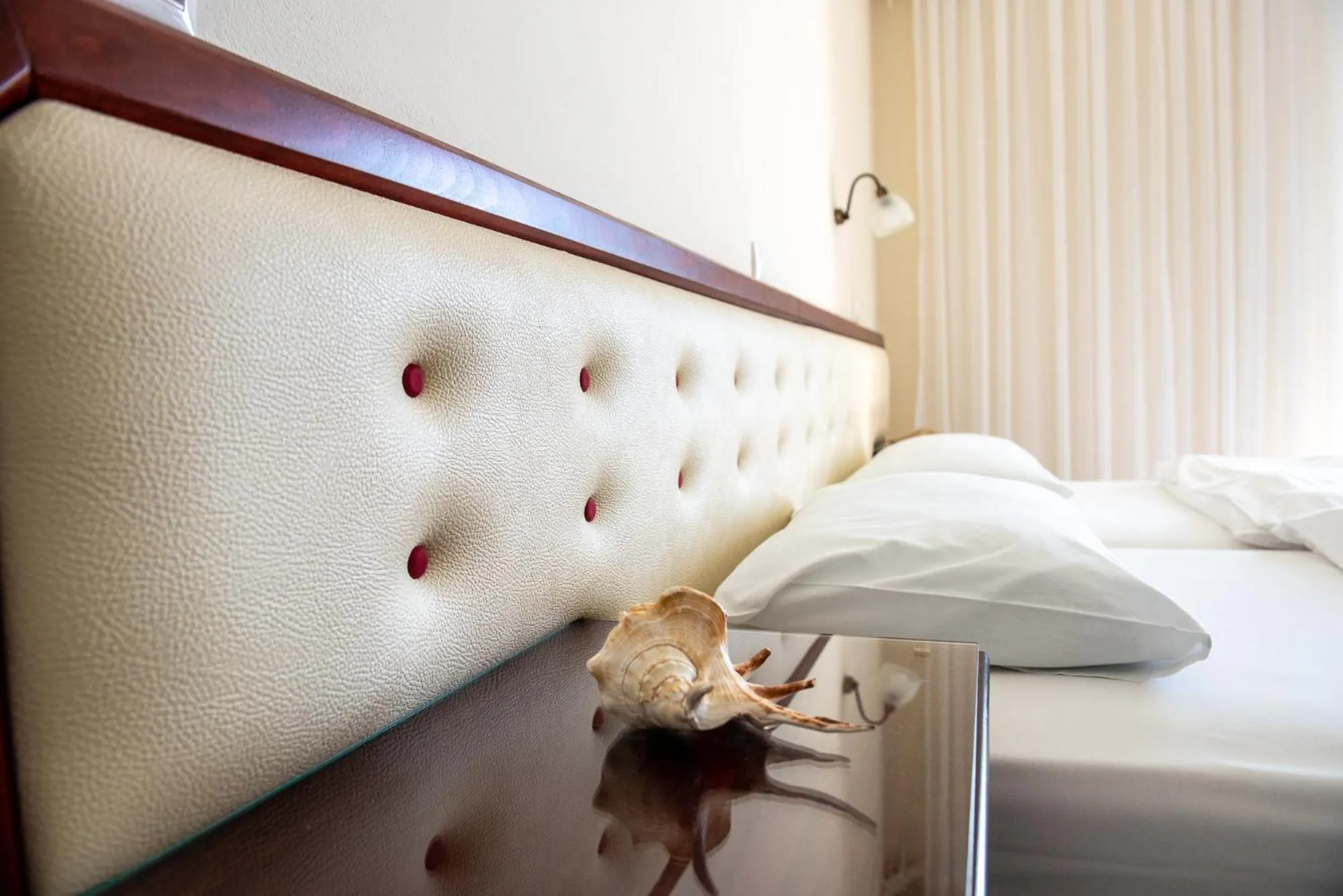 Bed in Dionisos Hotel