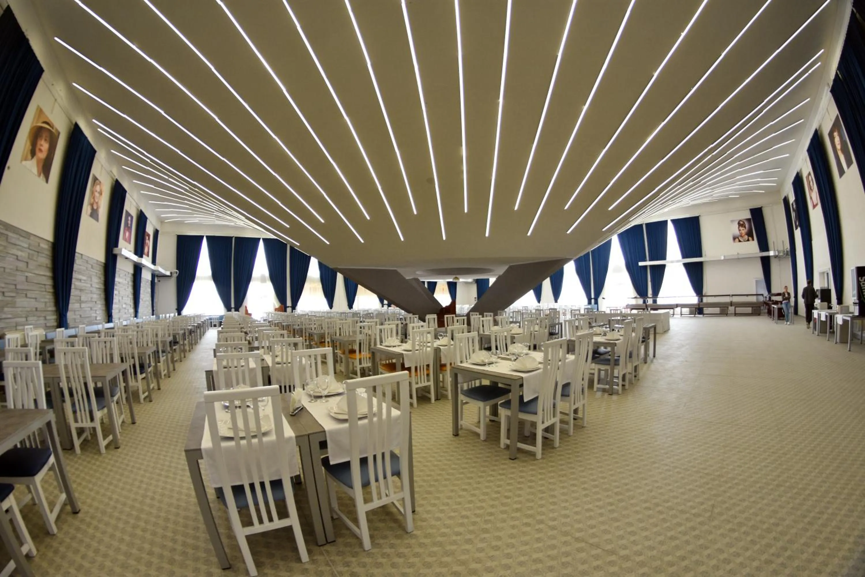 On site in Hotel Victoria