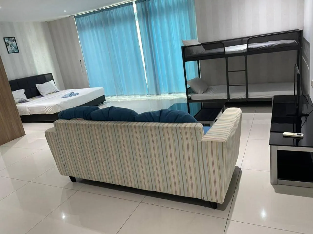 Bed in JB City D'Esplanade Shopping mall apartment