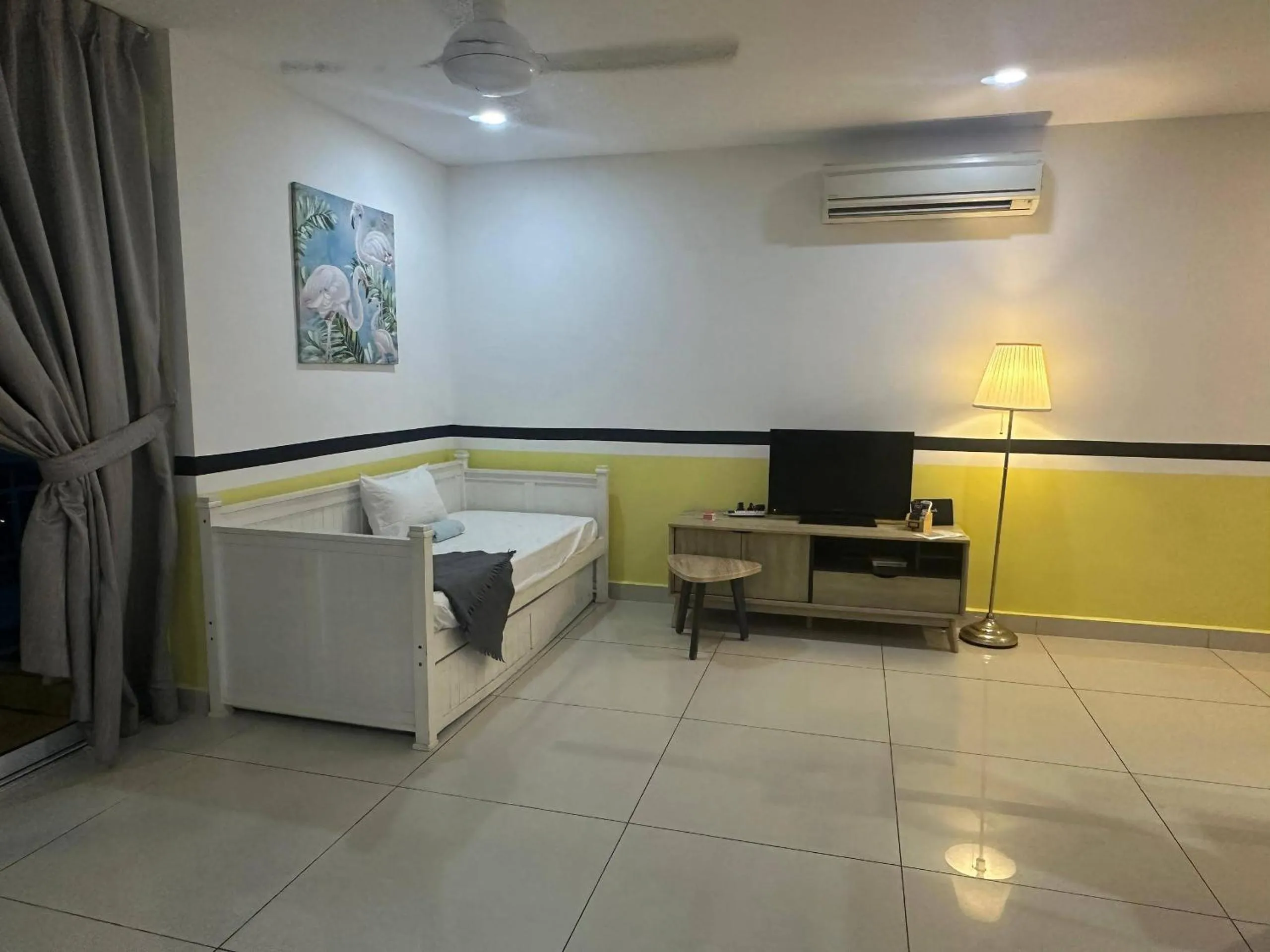 Bed in JB City D'Esplanade Shopping mall apartment