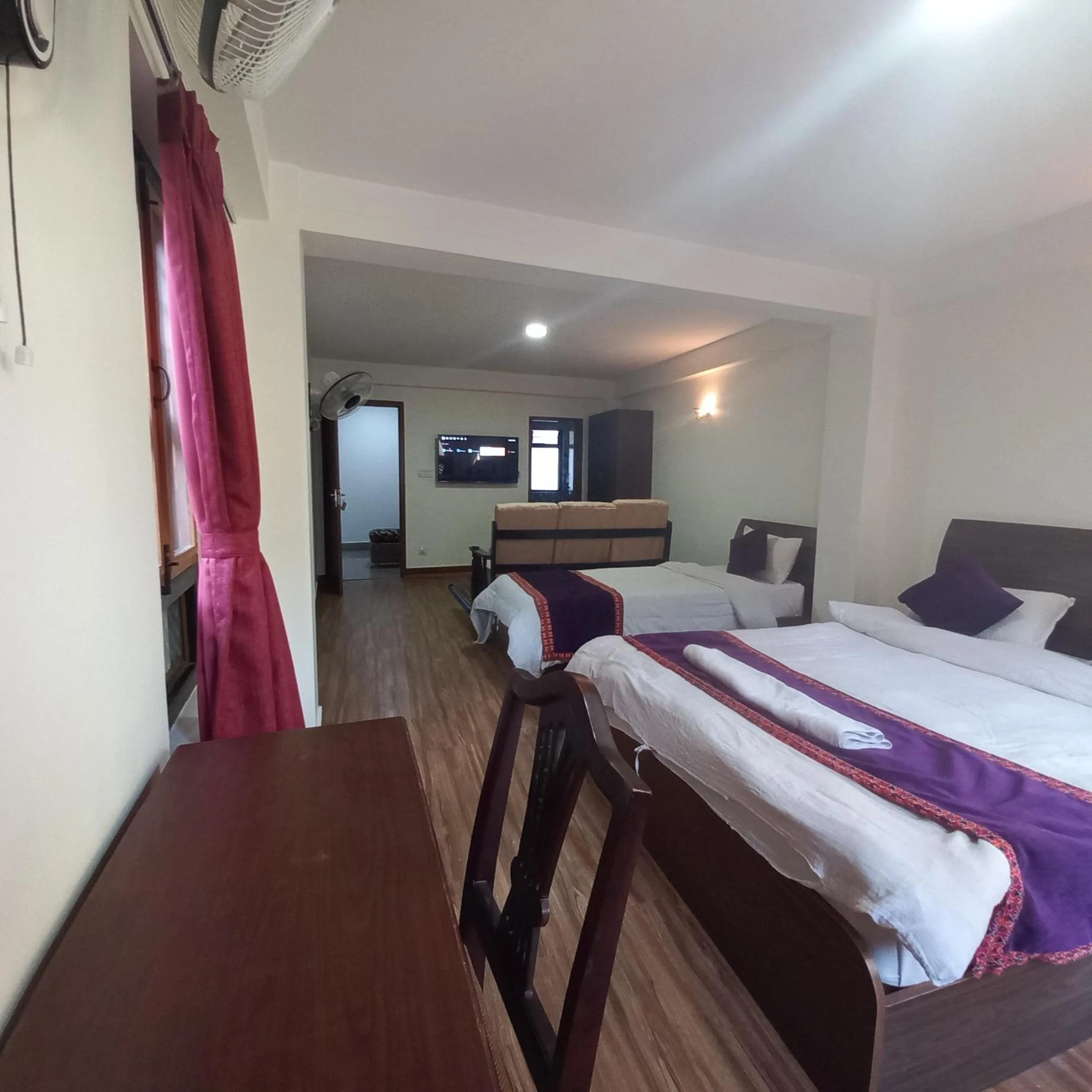 Bed in Hotel Bhaktapur Inn