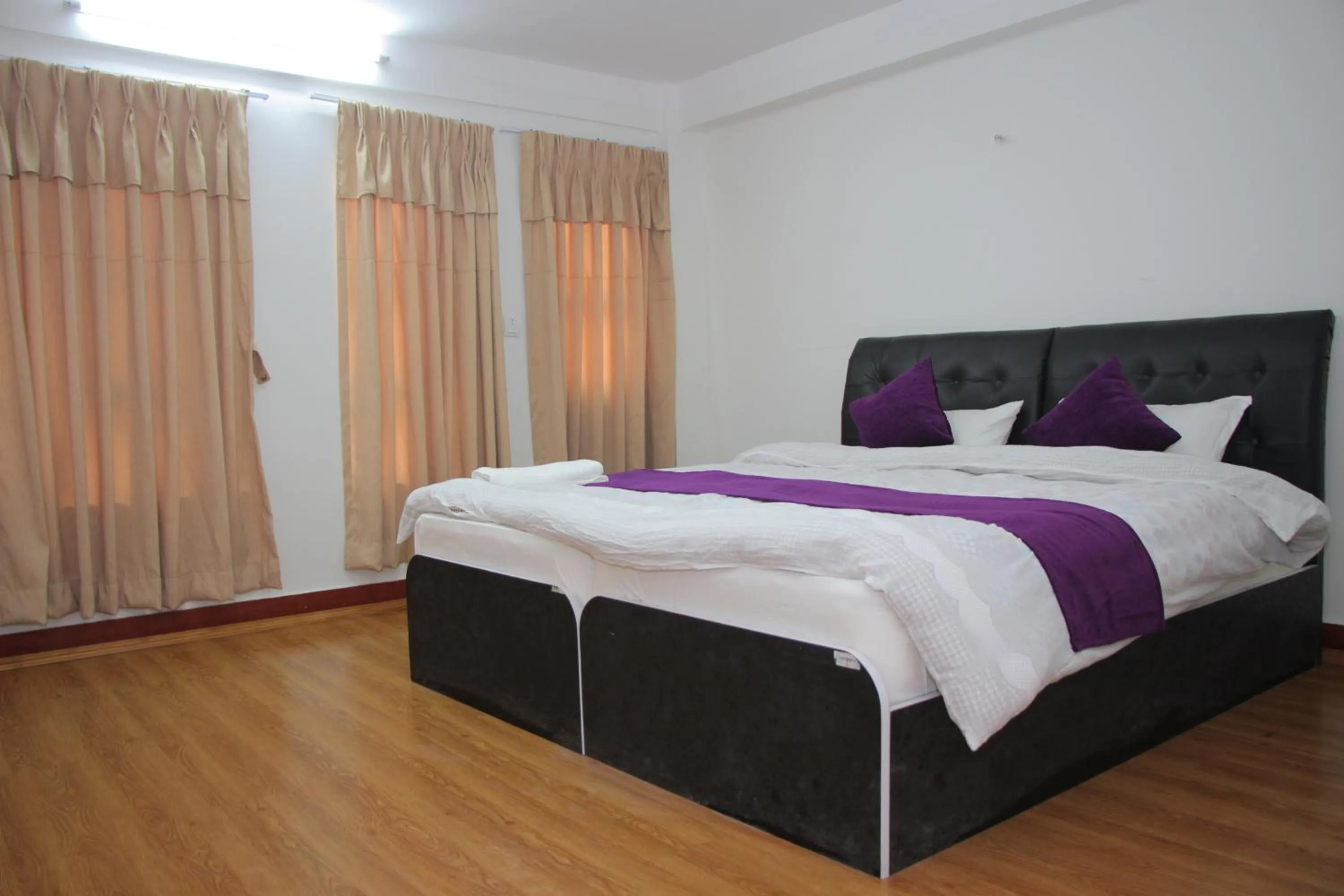 Bed in Hotel Bhaktapur Inn