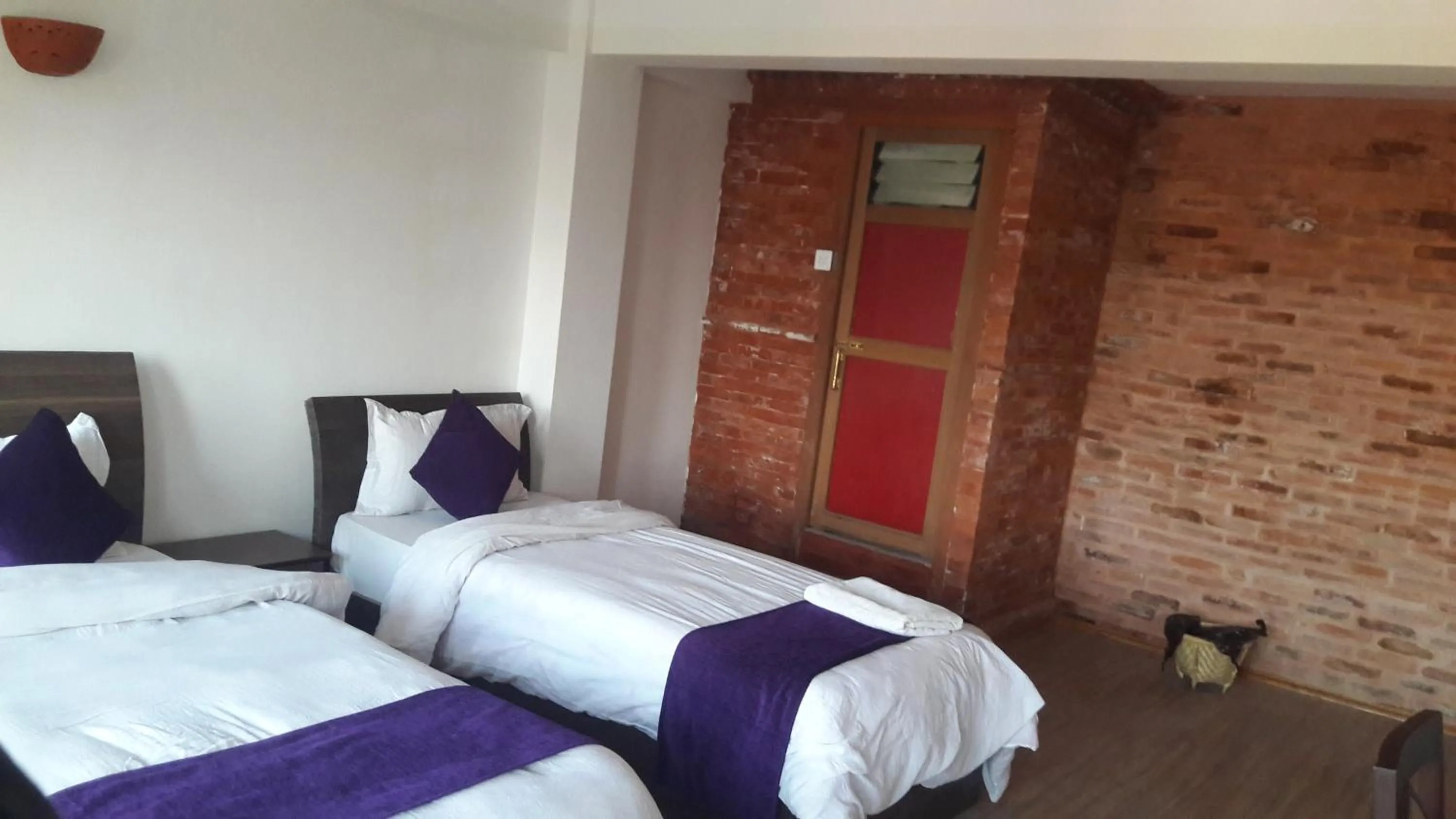 Bed in Hotel Bhaktapur Inn