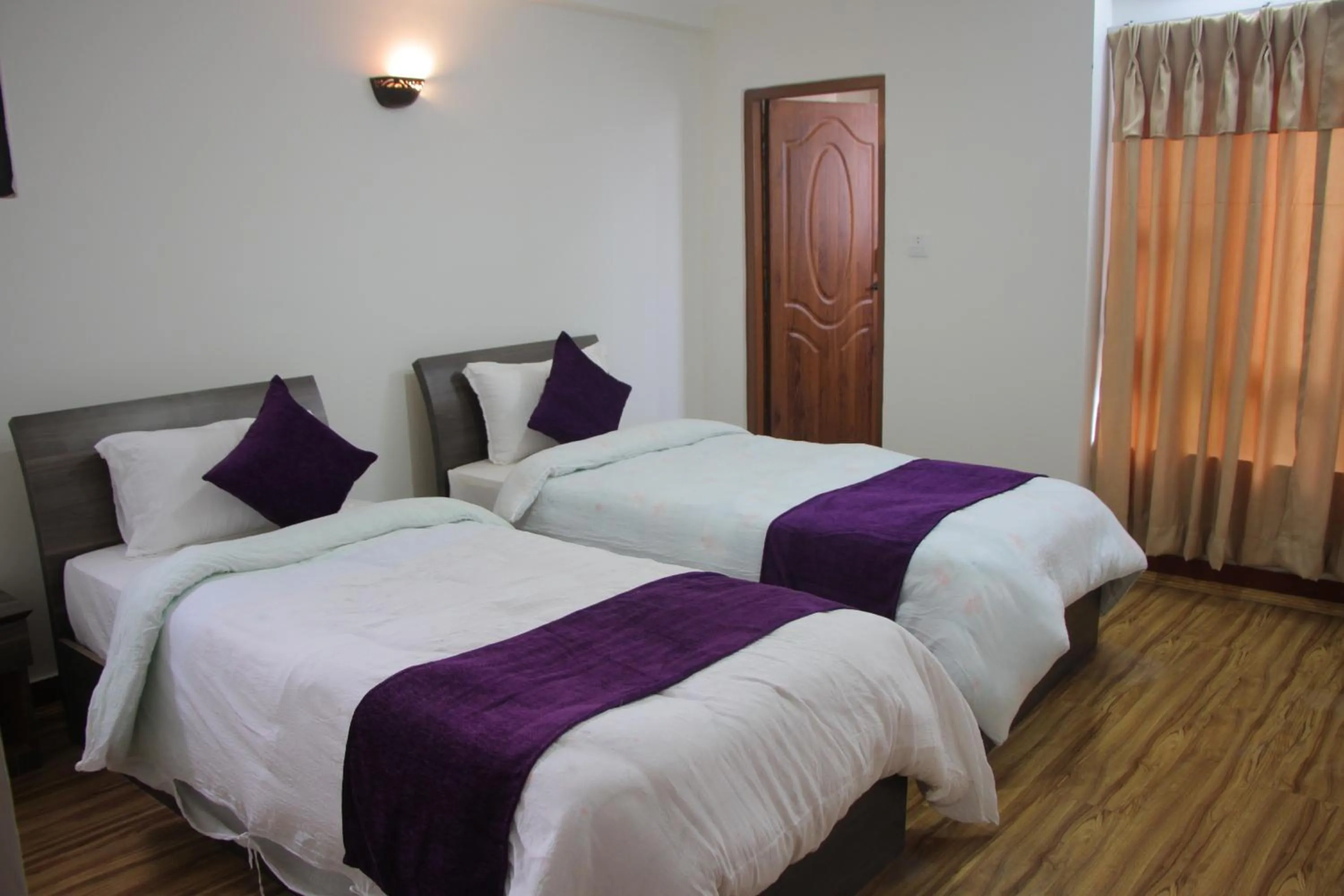 Bed in Hotel Bhaktapur Inn