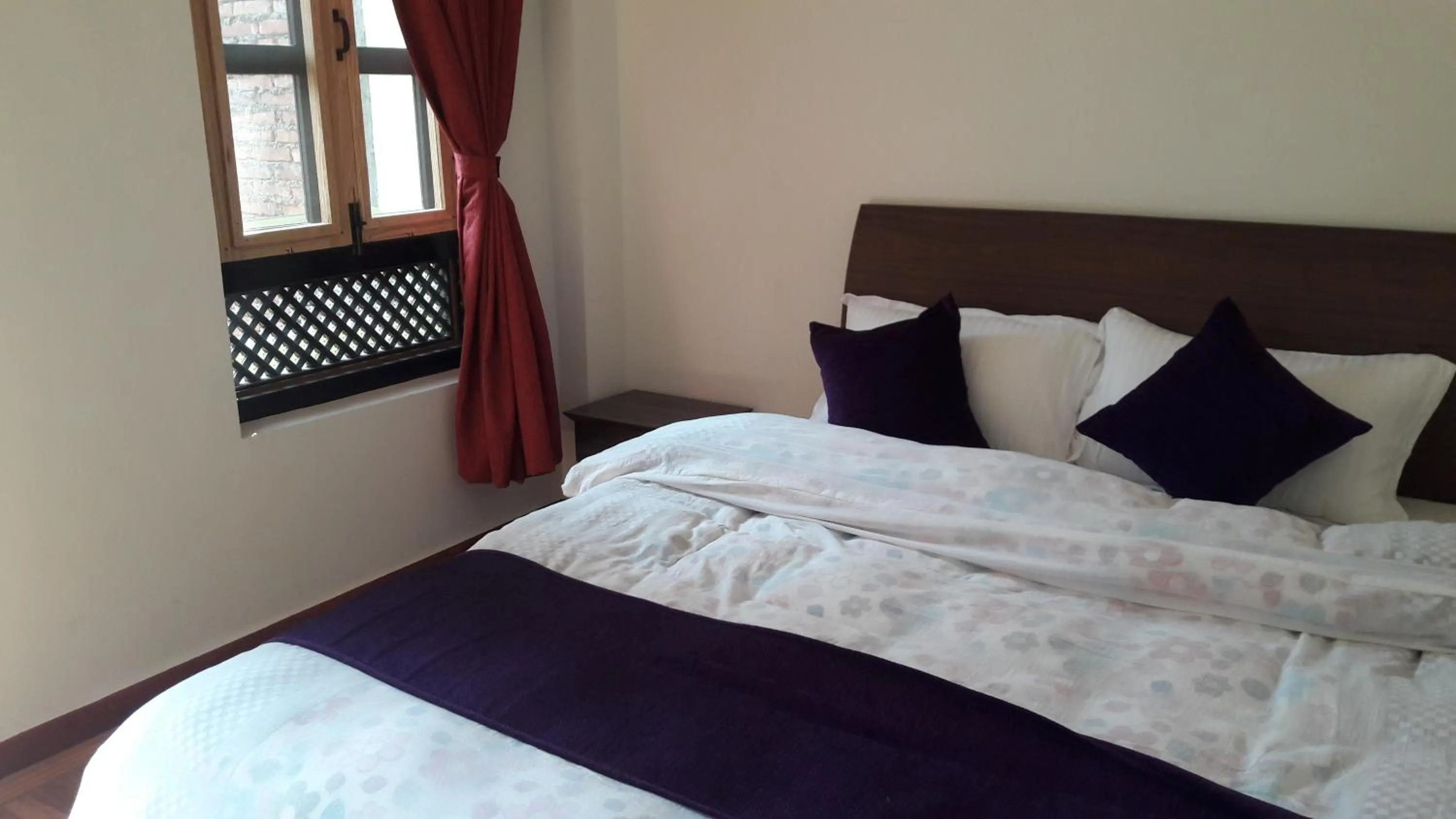 Bed in Hotel Bhaktapur Inn