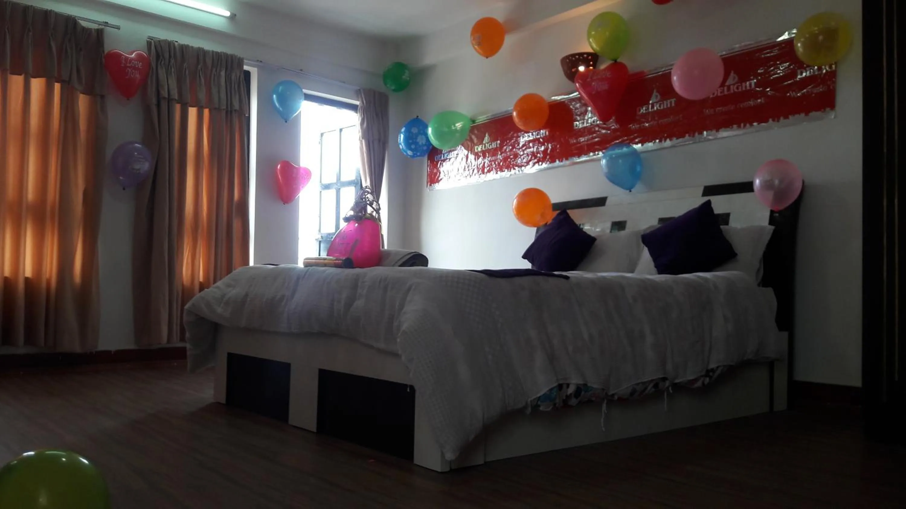 Bed in Hotel Bhaktapur Inn