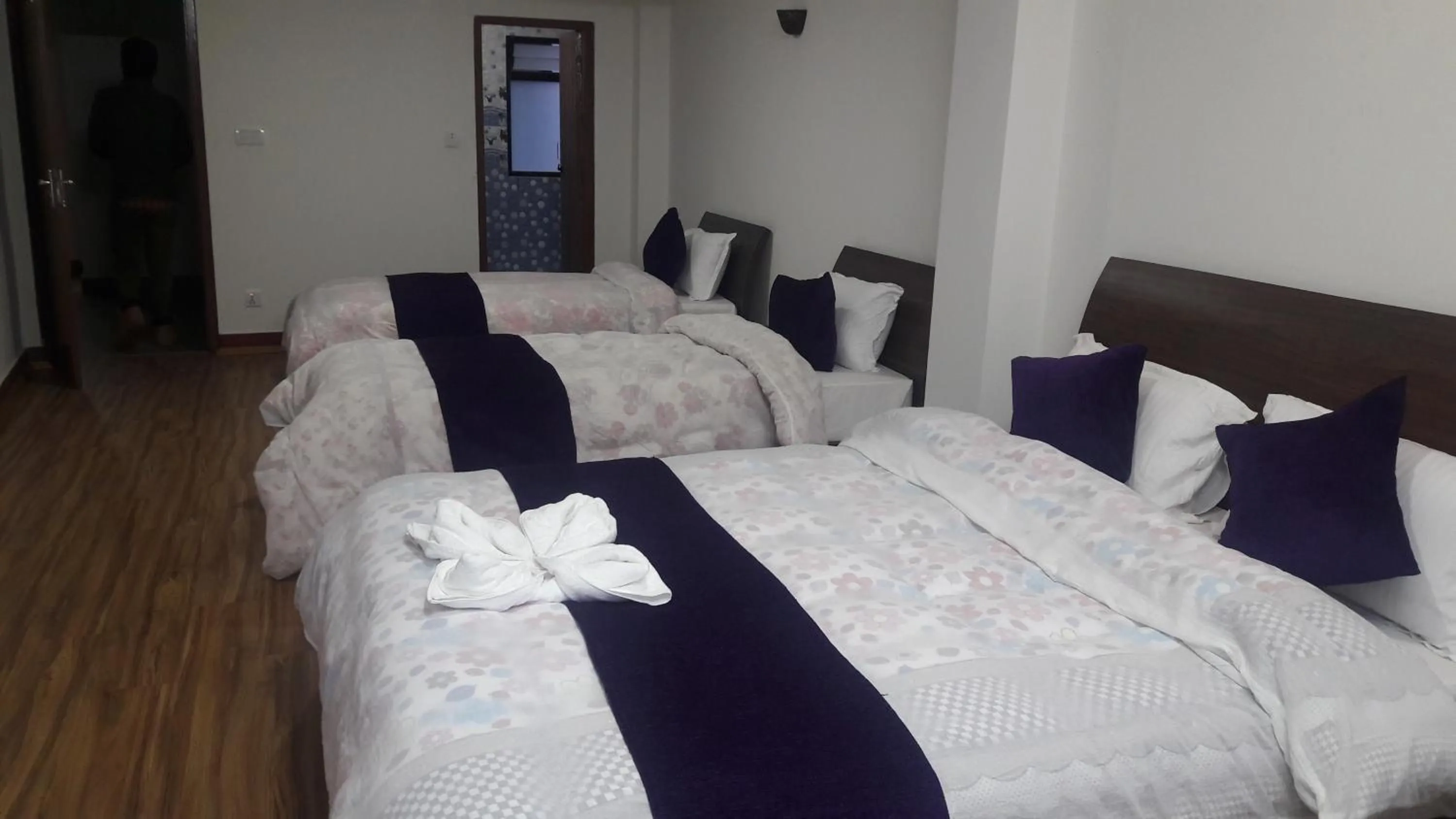 Bed in Hotel Bhaktapur Inn