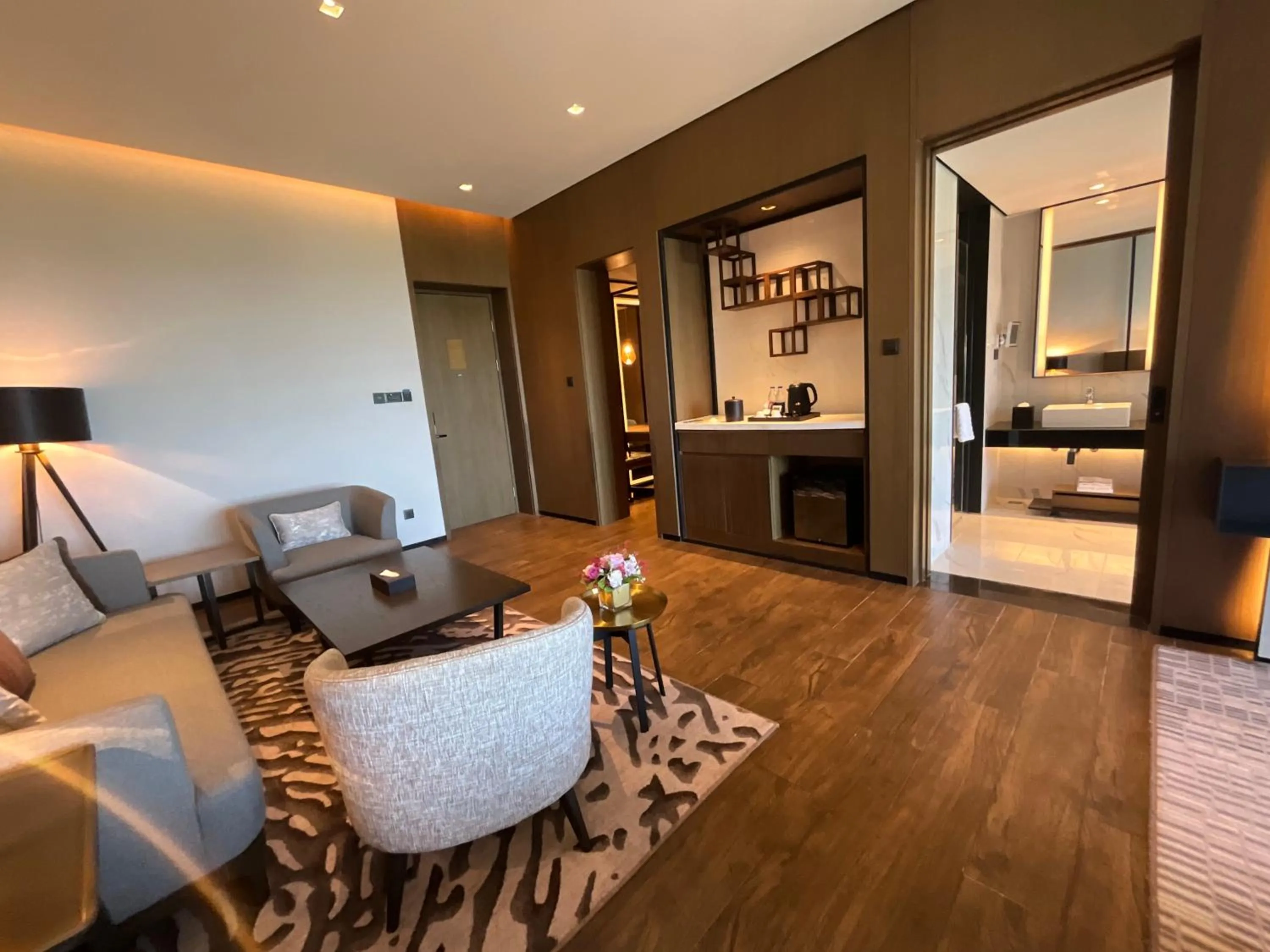 Living room in Wyndham Grand Yangon