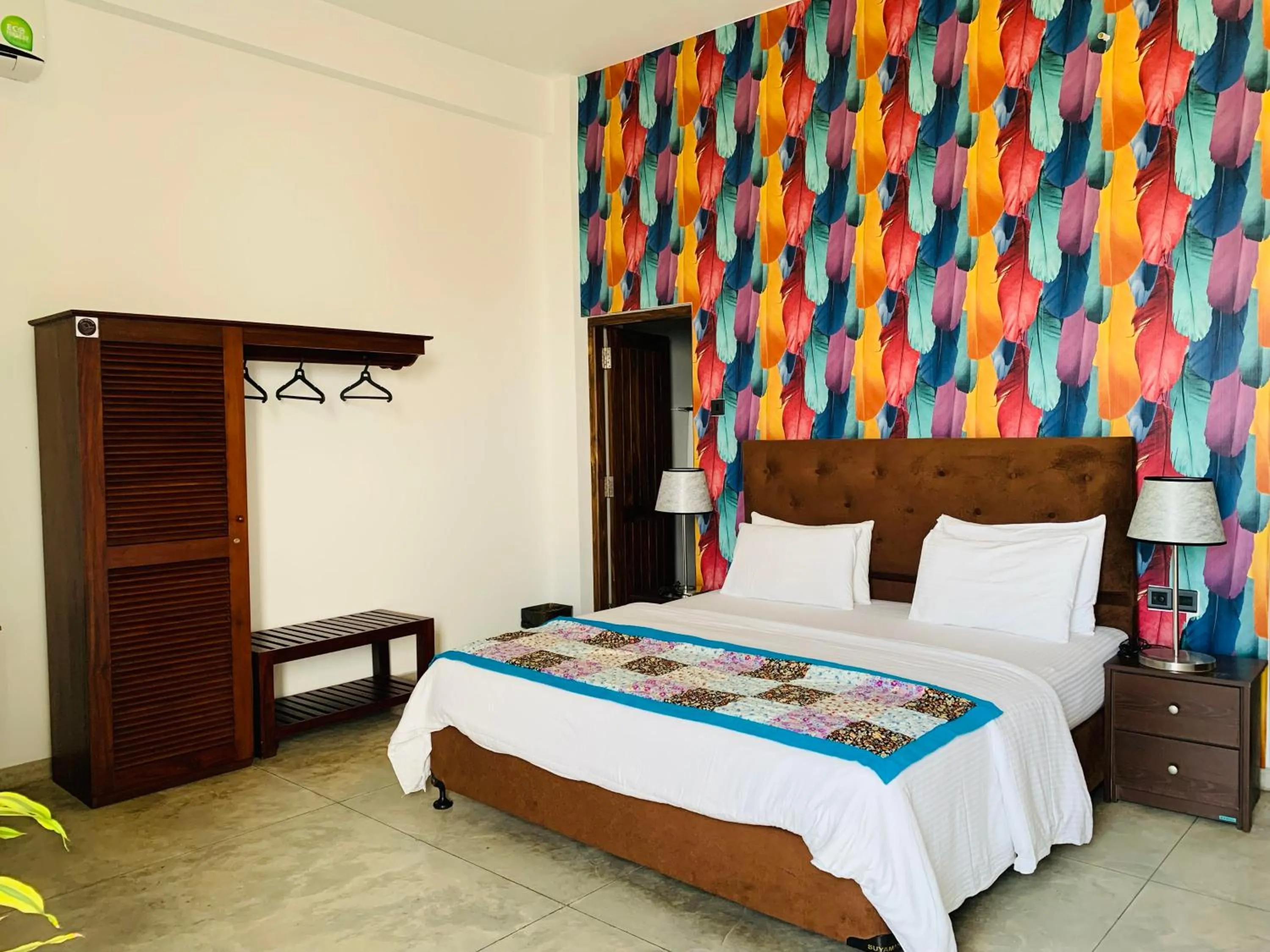 Bed in Funky Hotel