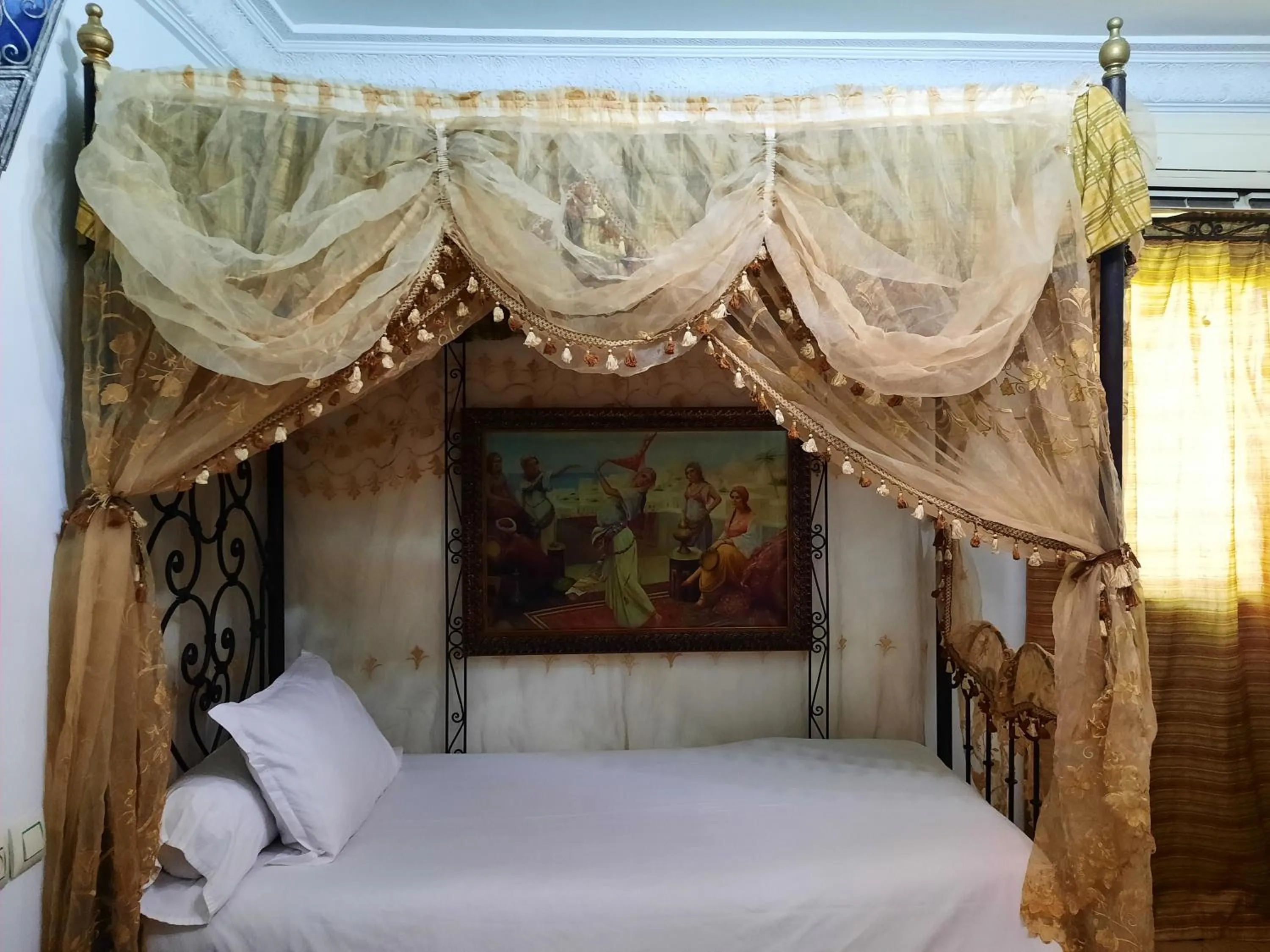 Bed in Hotel Moroccan House Casablanca