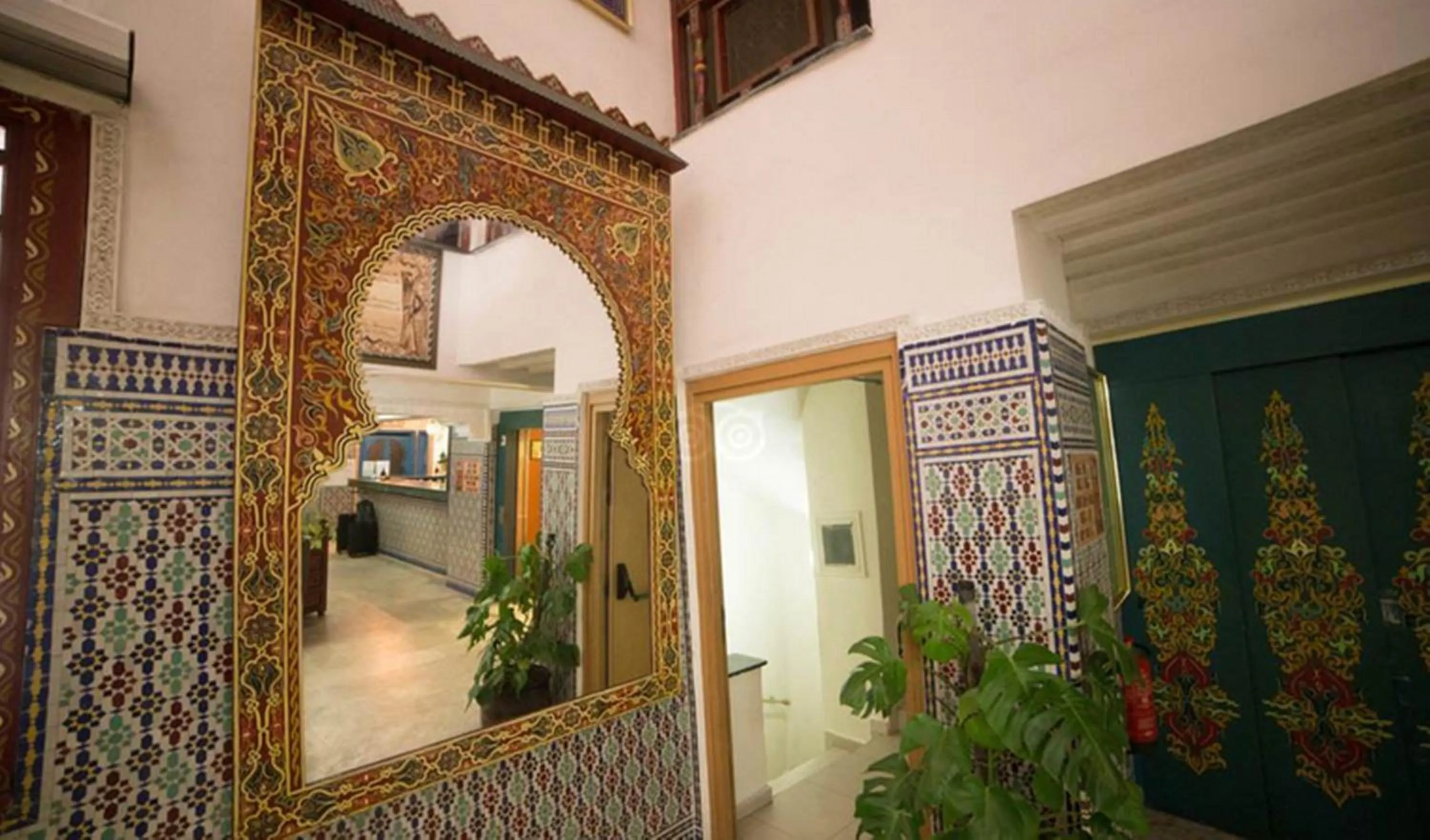 Decorative detail in Hotel Moroccan House Casablanca