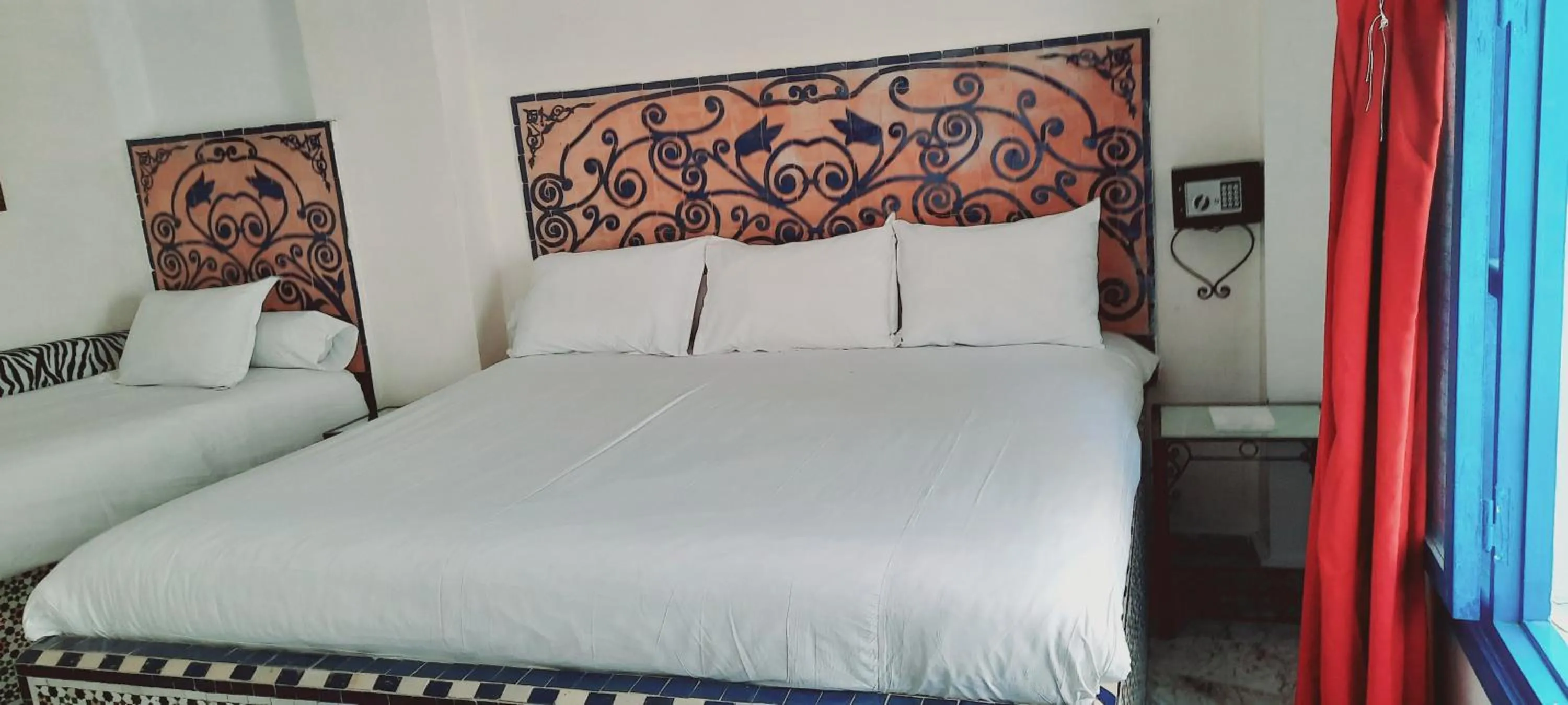 Bed in Hotel Moroccan House Casablanca