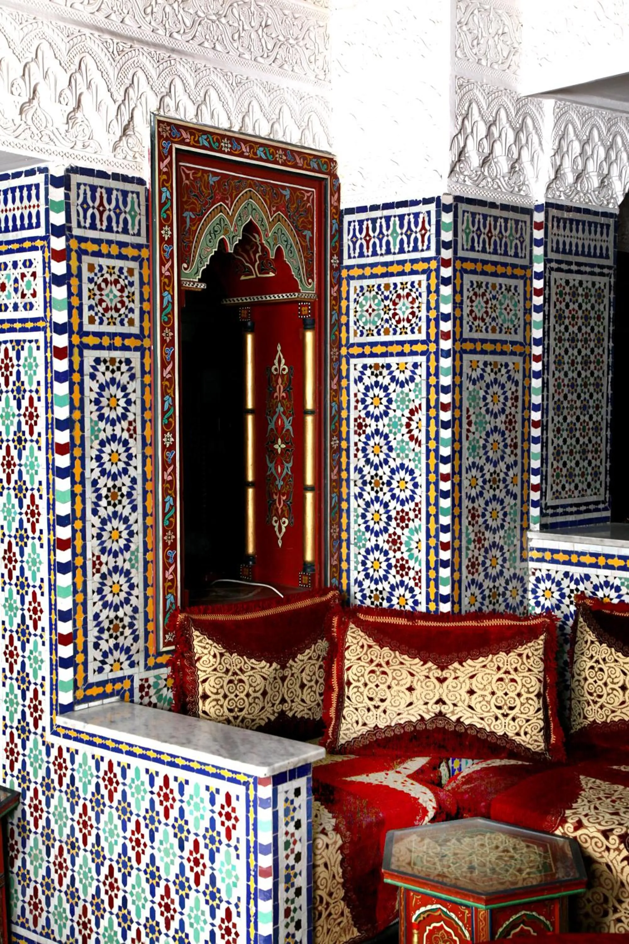 Decorative detail in Hotel Moroccan House Casablanca