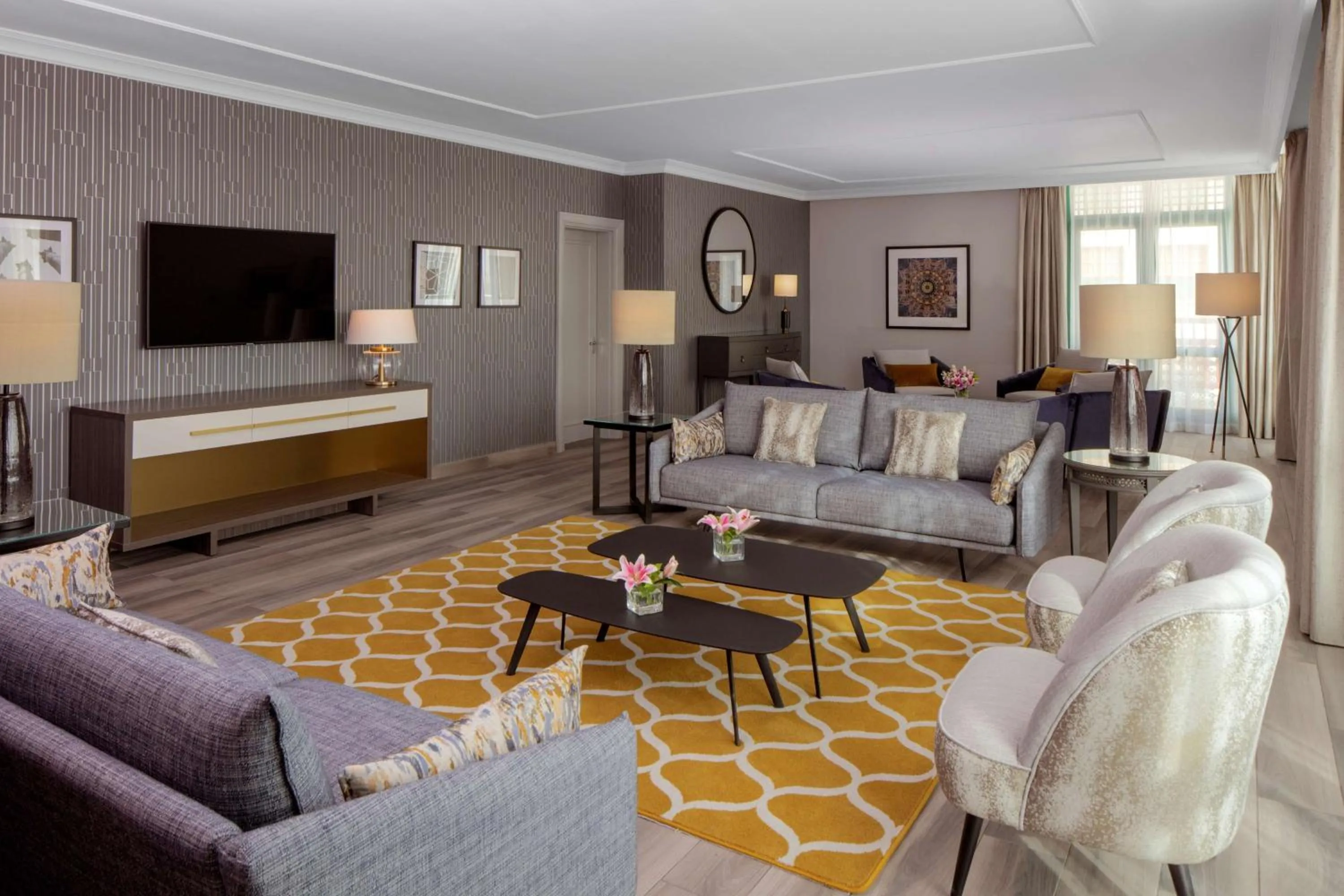 Living room in Grand Hyatt Amman