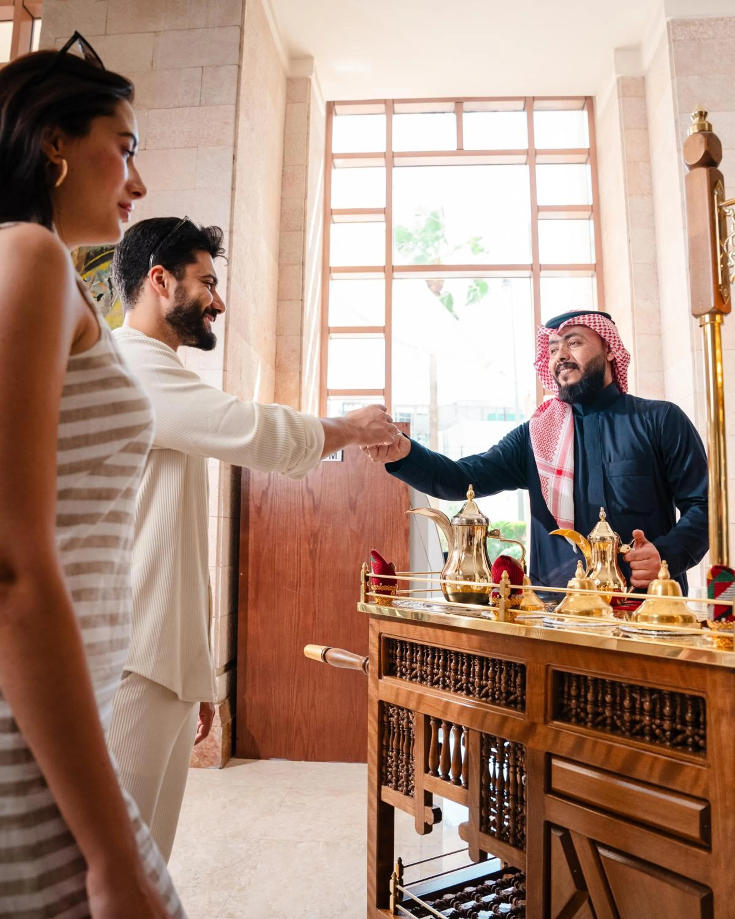 Facade/entrance in Grand Hyatt Amman
