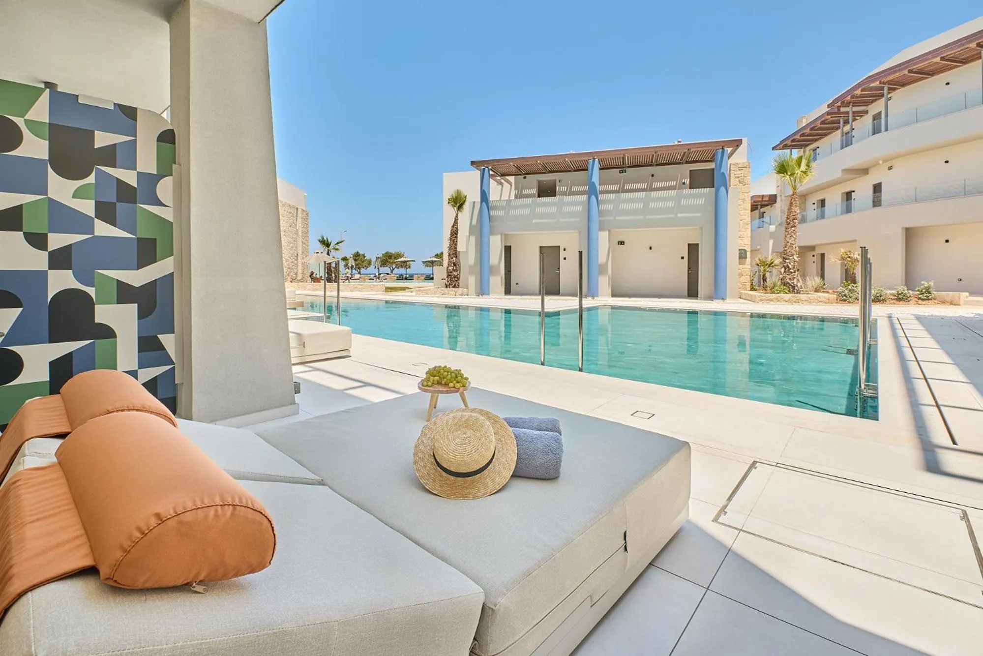 Swimming pool in Paralos Kosta Alímia