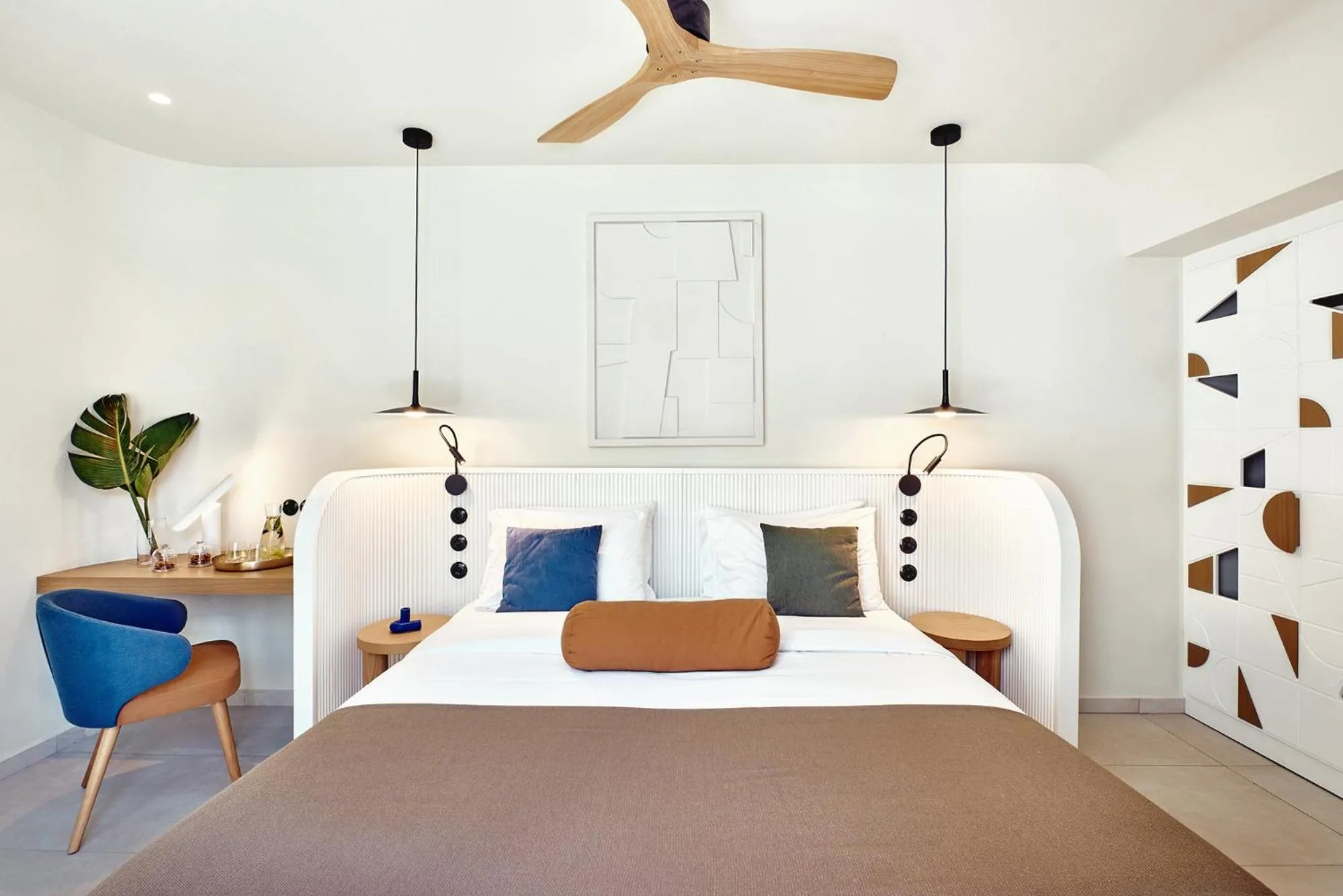 Bedroom, Bed in Paralos Kosta Alímia