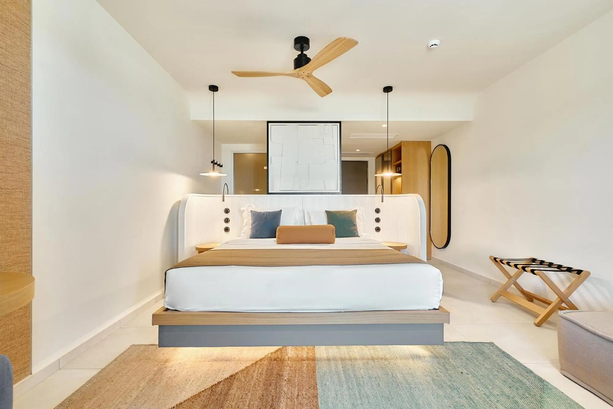 Bedroom, Bed in Paralos Kosta Alímia