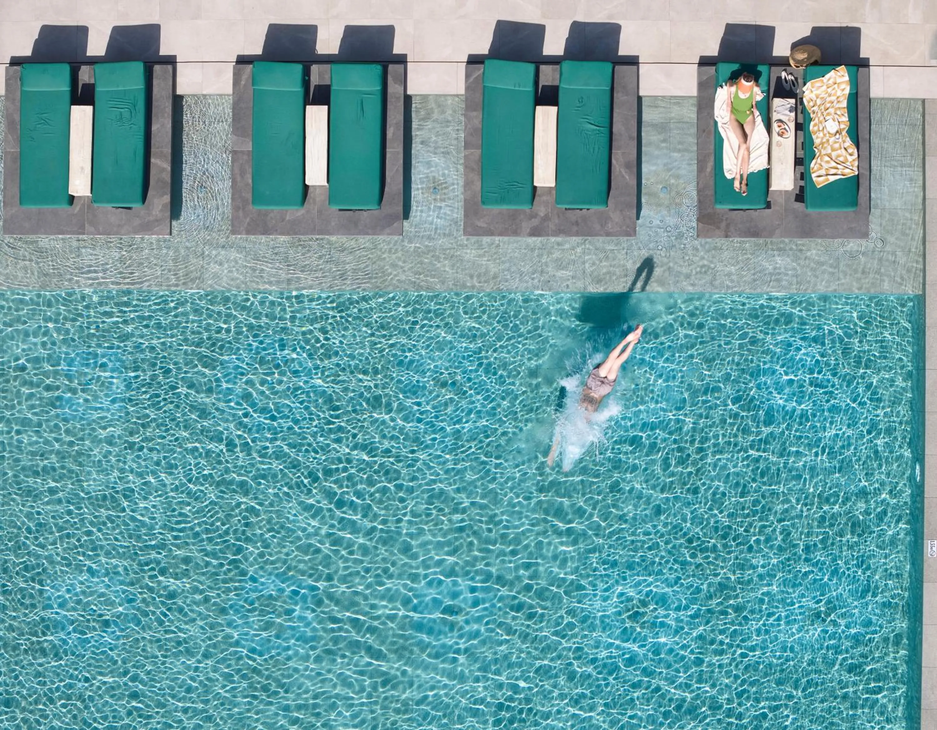 Swimming pool in Paralos Kosta Alímia