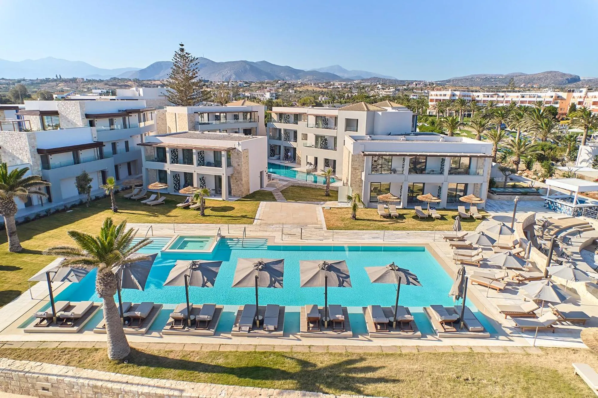 Swimming pool in Paralos Kosta Alímia