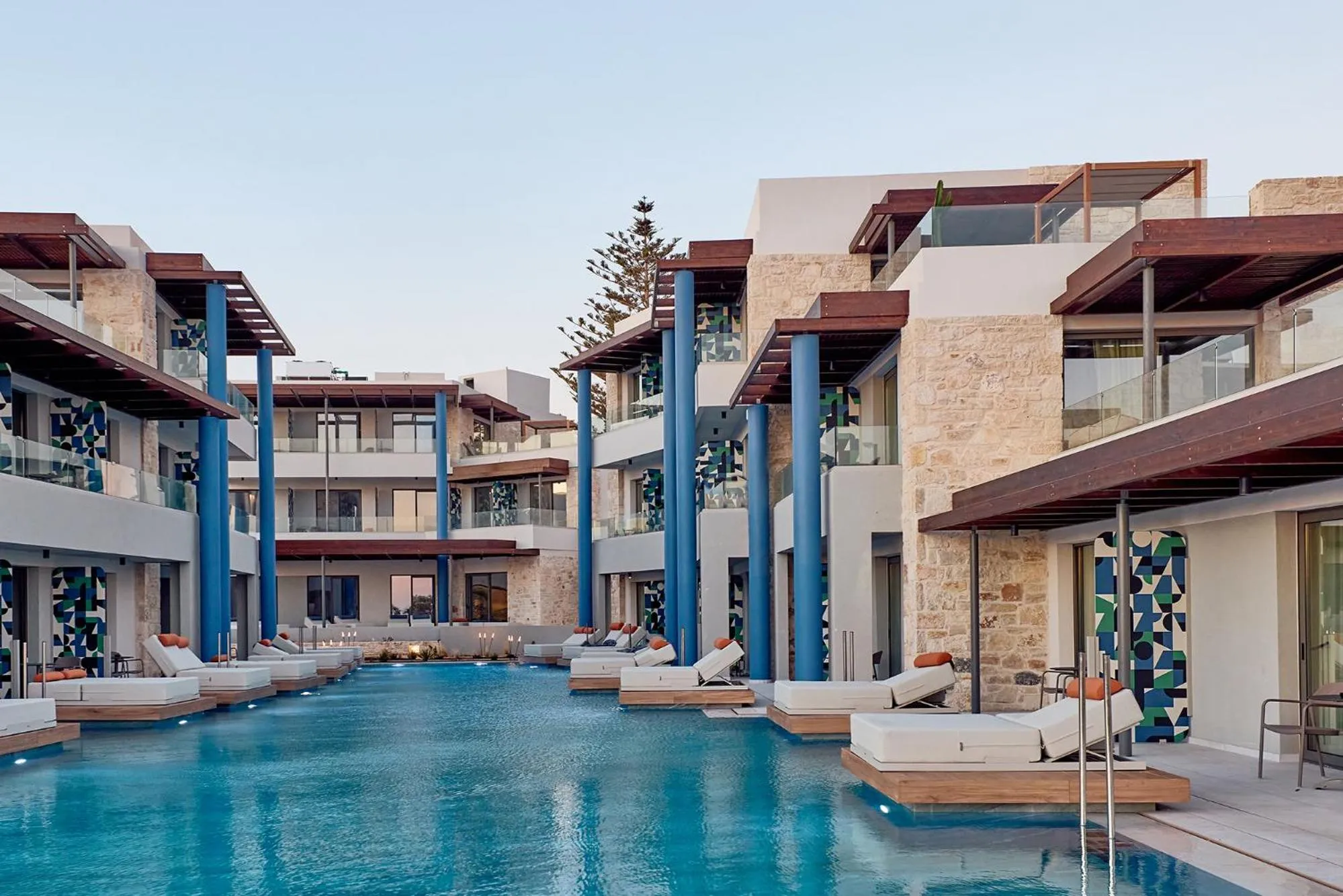 Swimming pool in Paralos Kosta Alímia