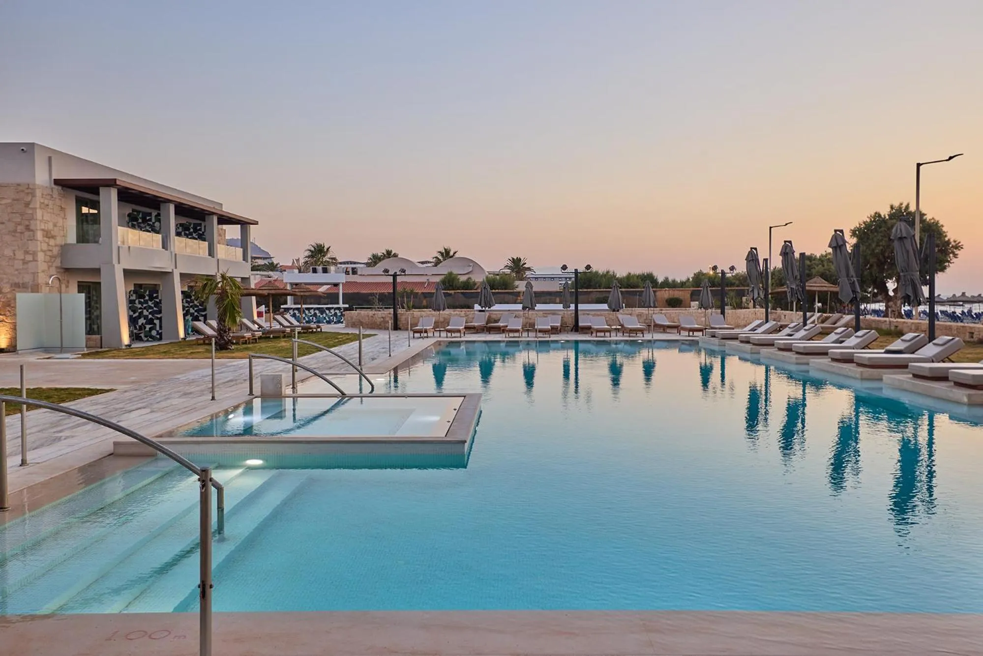 Swimming pool in Paralos Kosta Alímia