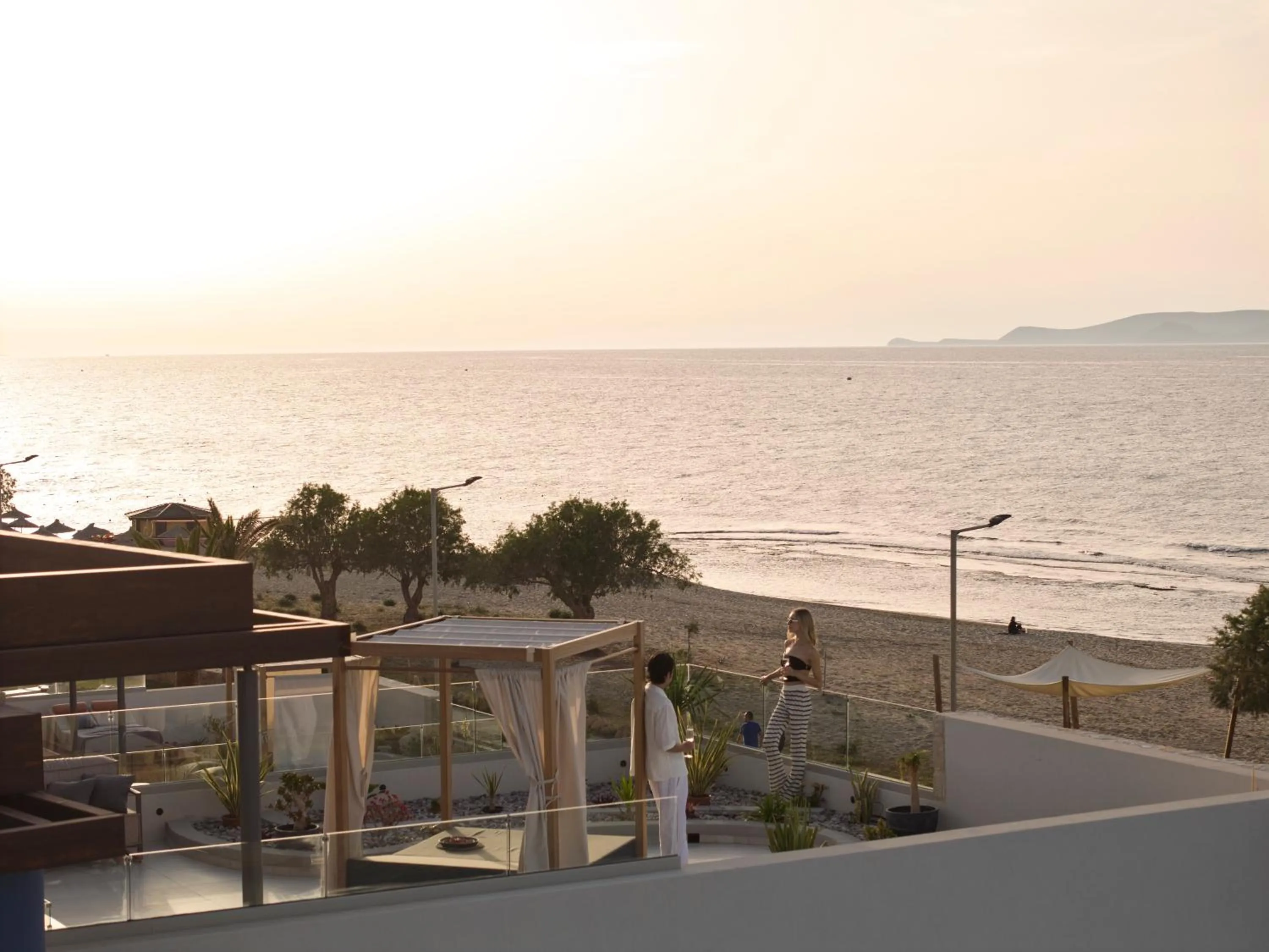 Sunset in Paralos Kosta Alímia