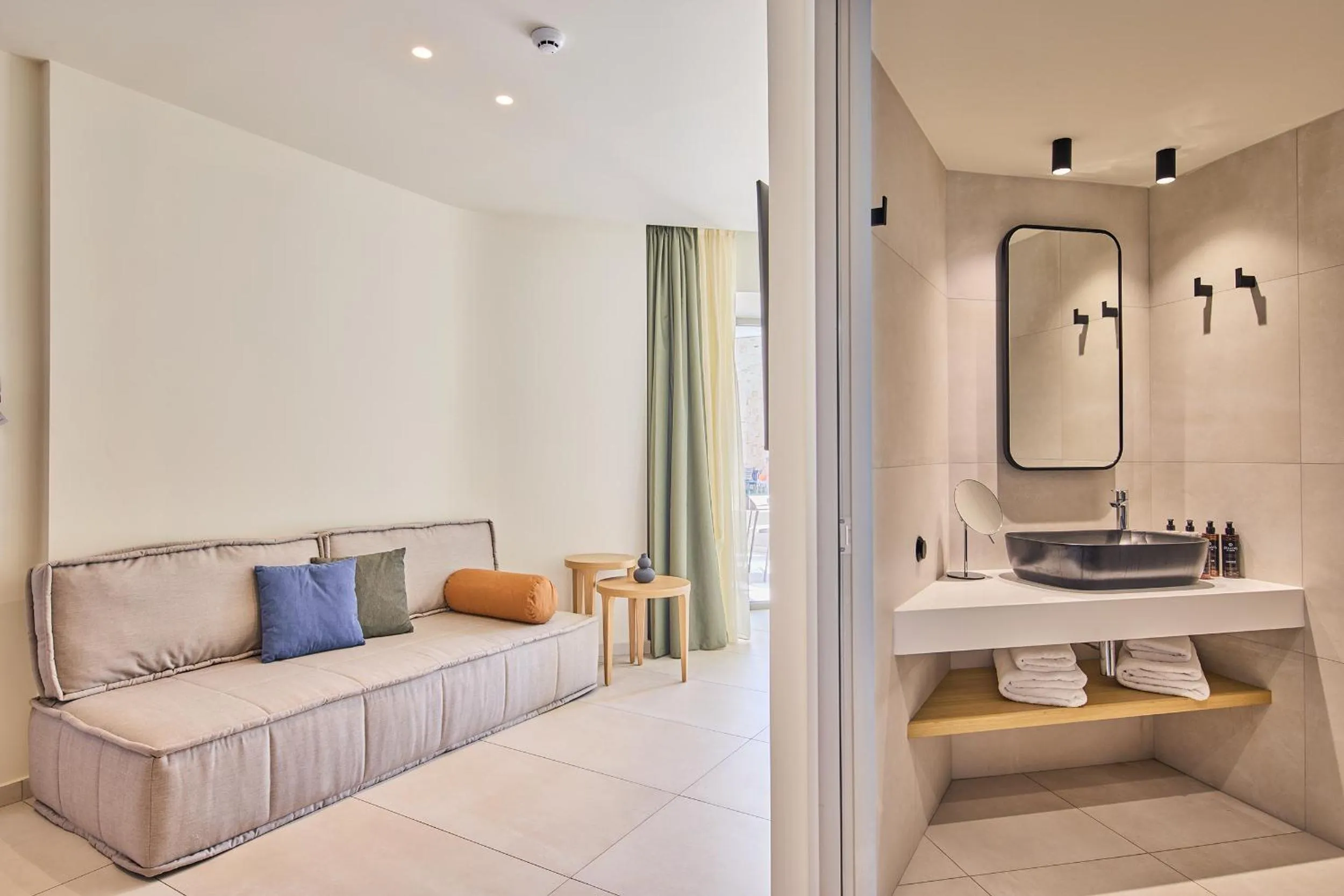 Seating area in Paralos Kosta Alímia