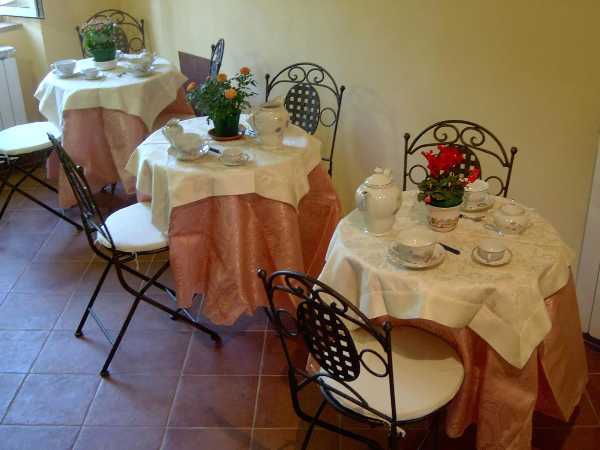 Food and drinks in B&B La Corte