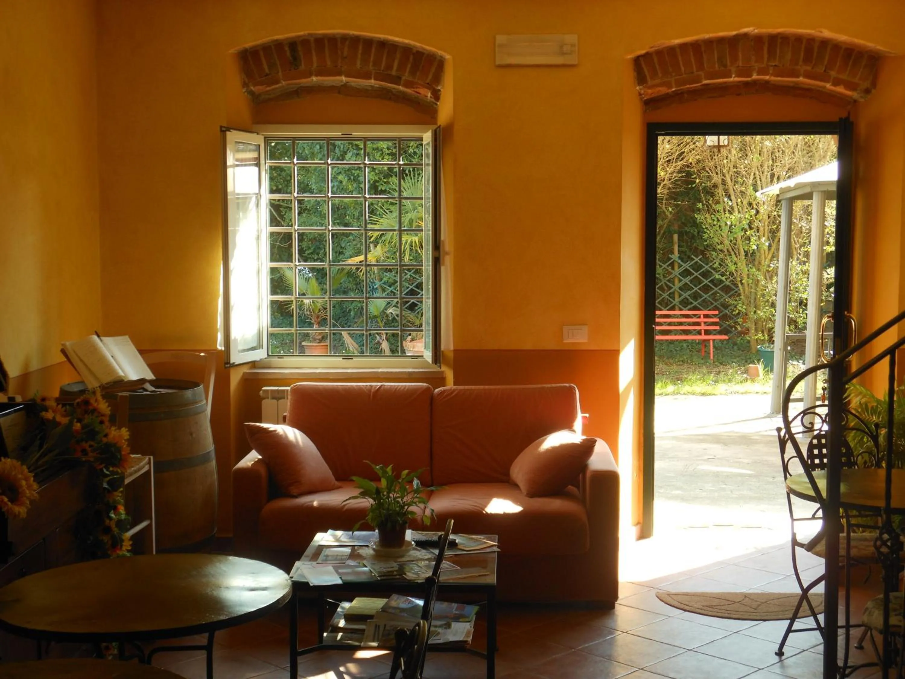 Lobby or reception in B&B La Corte