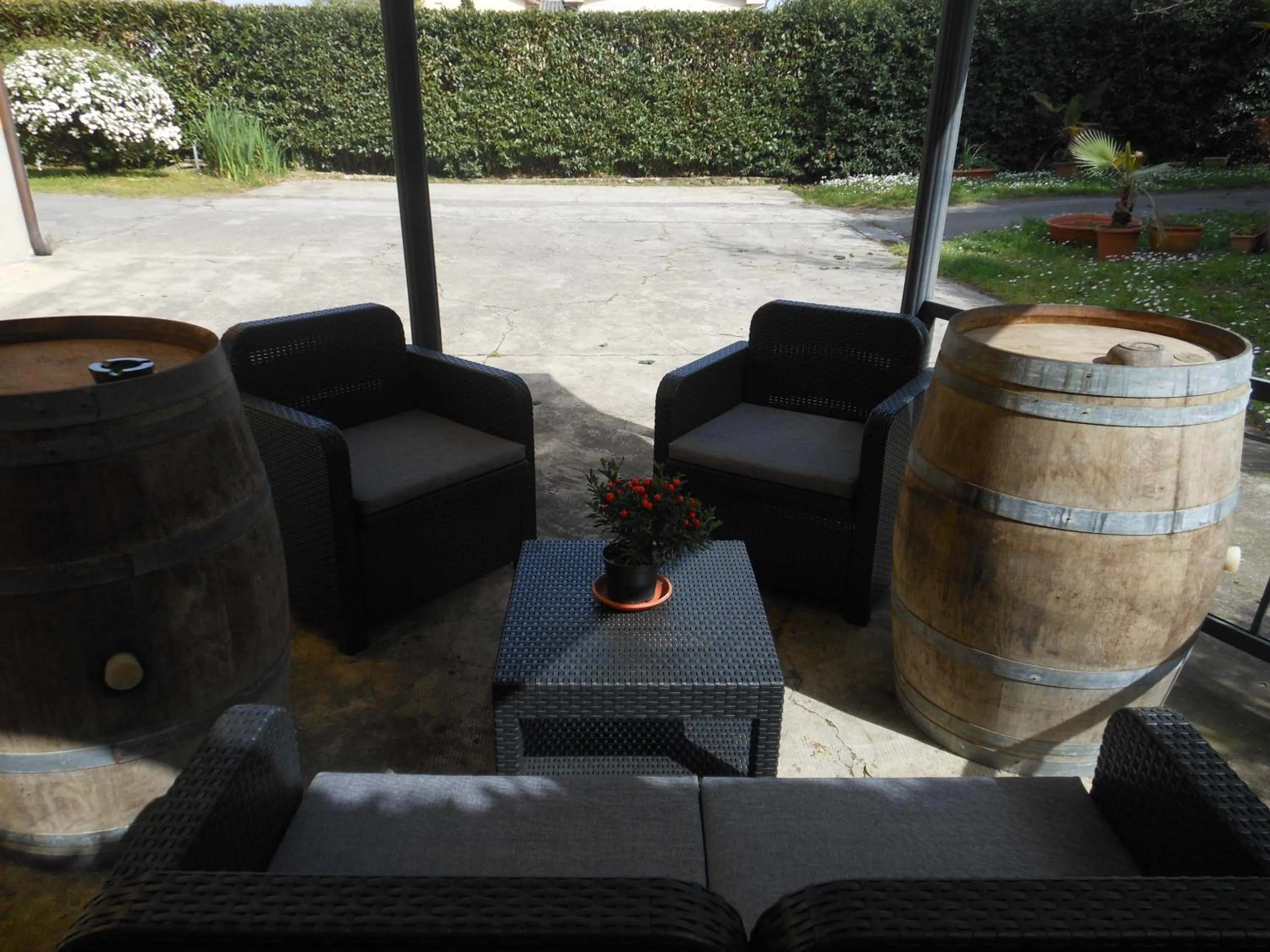 Garden in B&B La Corte