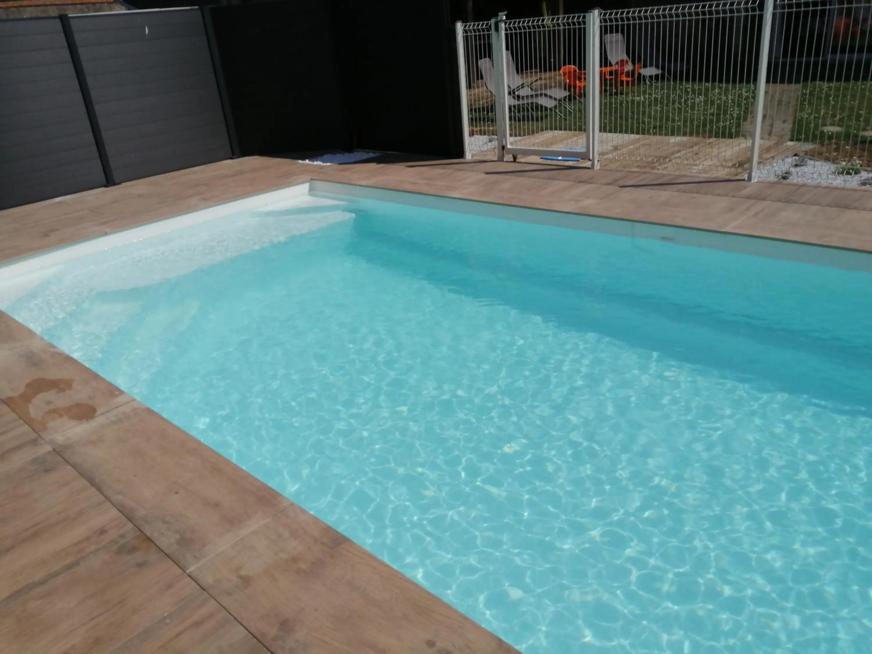 Pool view in les tourterelles