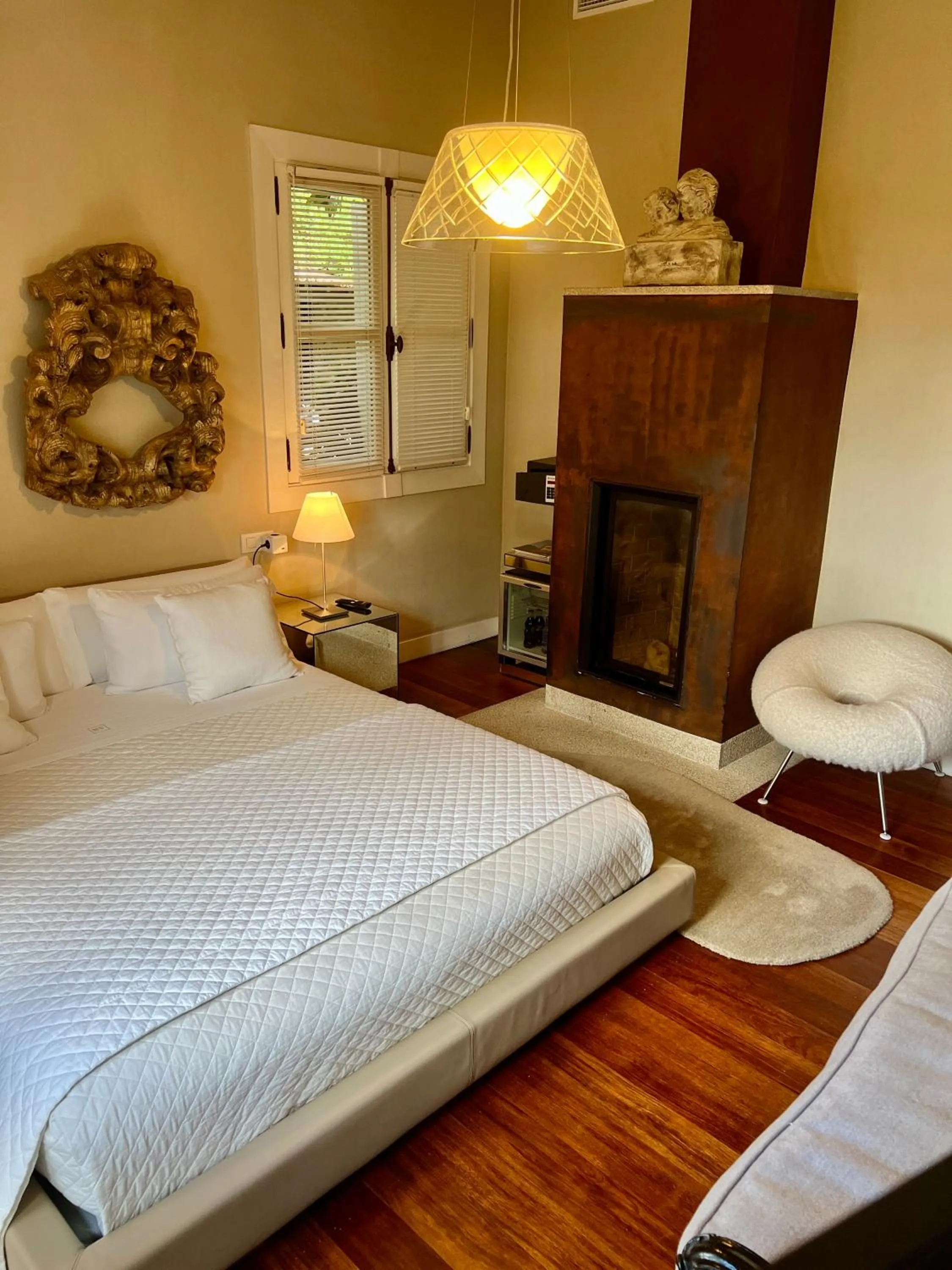 Bedroom, Bed in Enoturismo Novavila Rias Baixas Wine Design