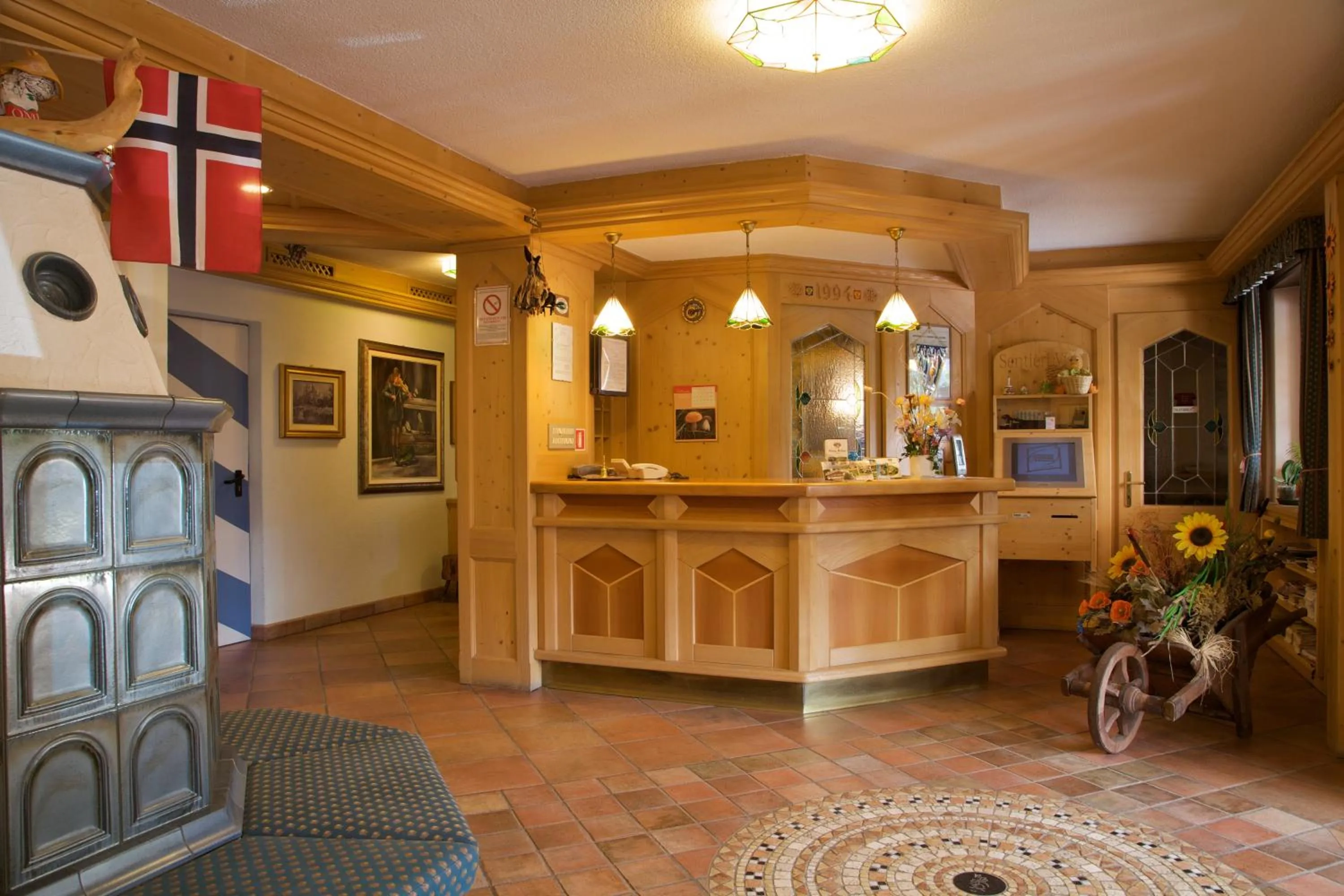 Lobby or reception in Albergo Bellaria
