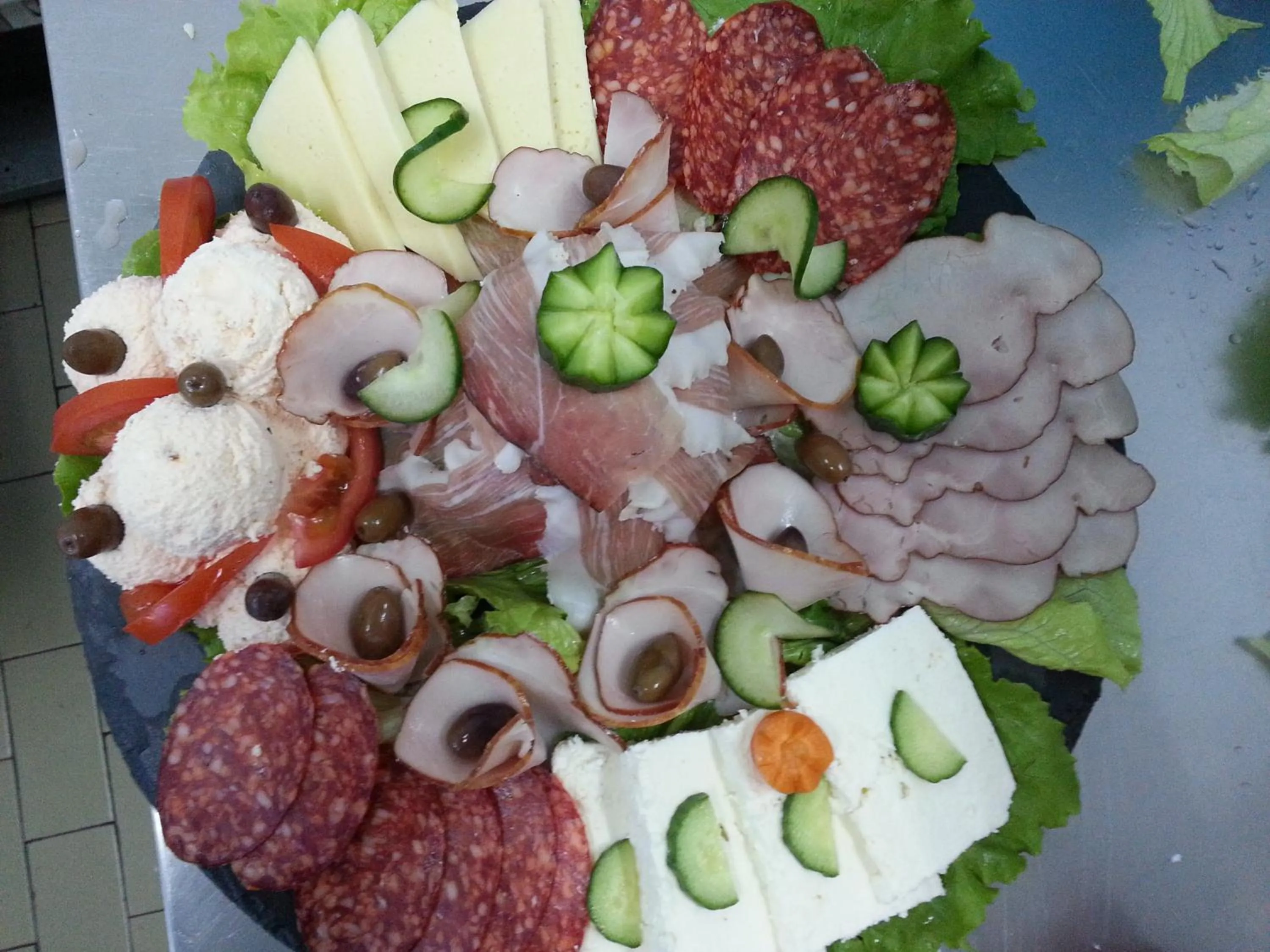 Food close-up in Hotel St. Naum