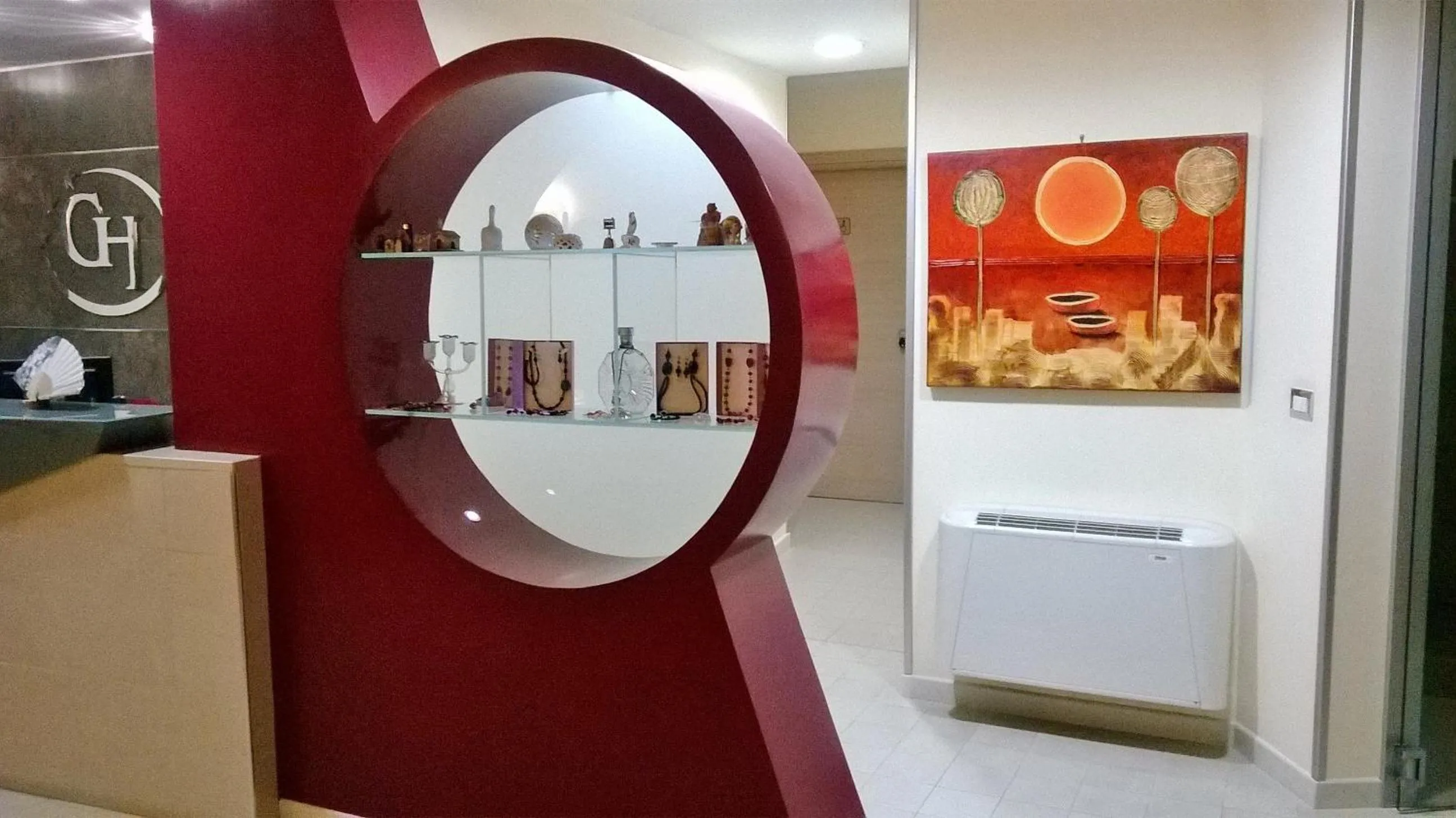 Decorative detail in Hotel Ginevra