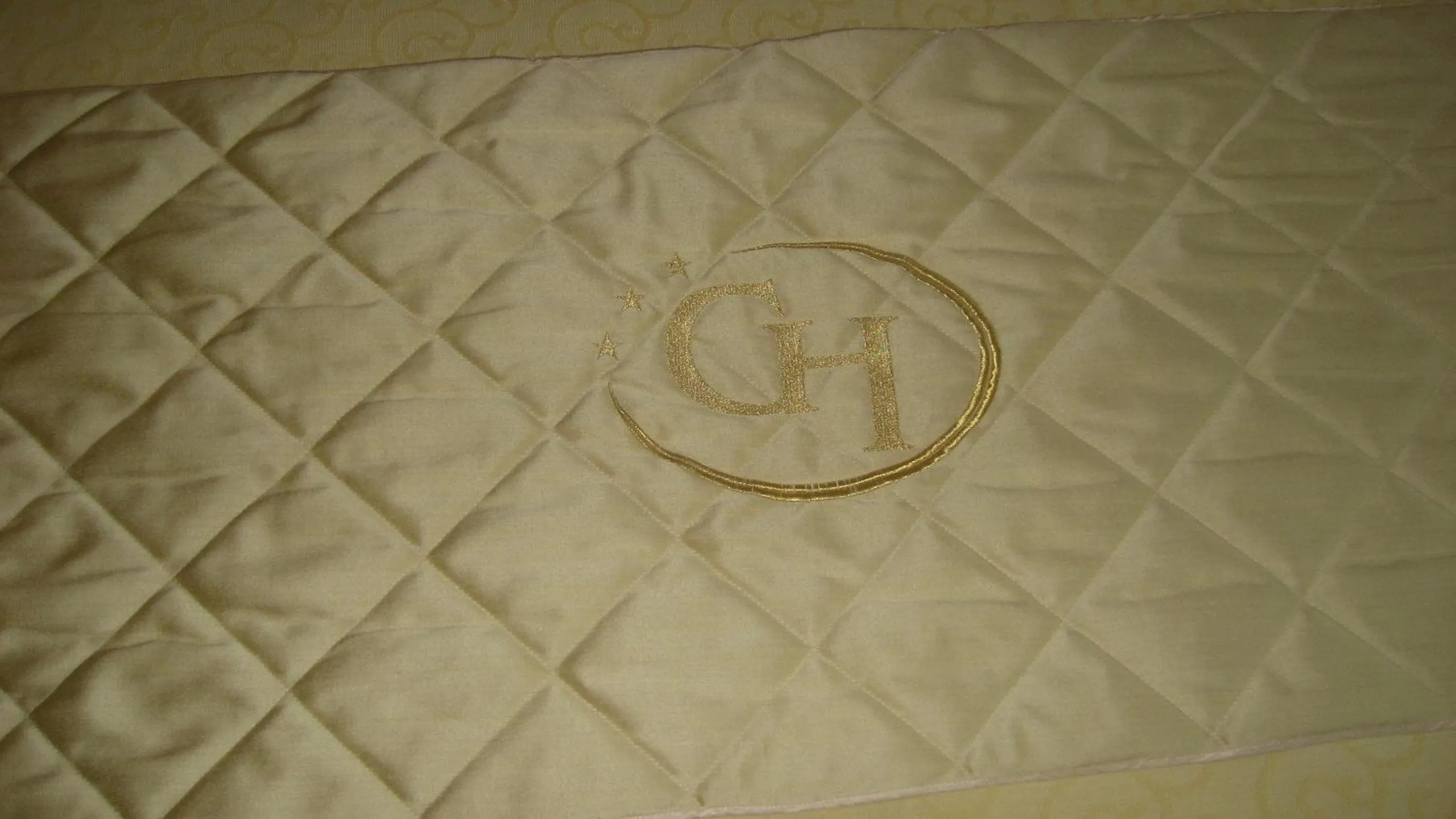 Decorative detail, Bed in Hotel Ginevra