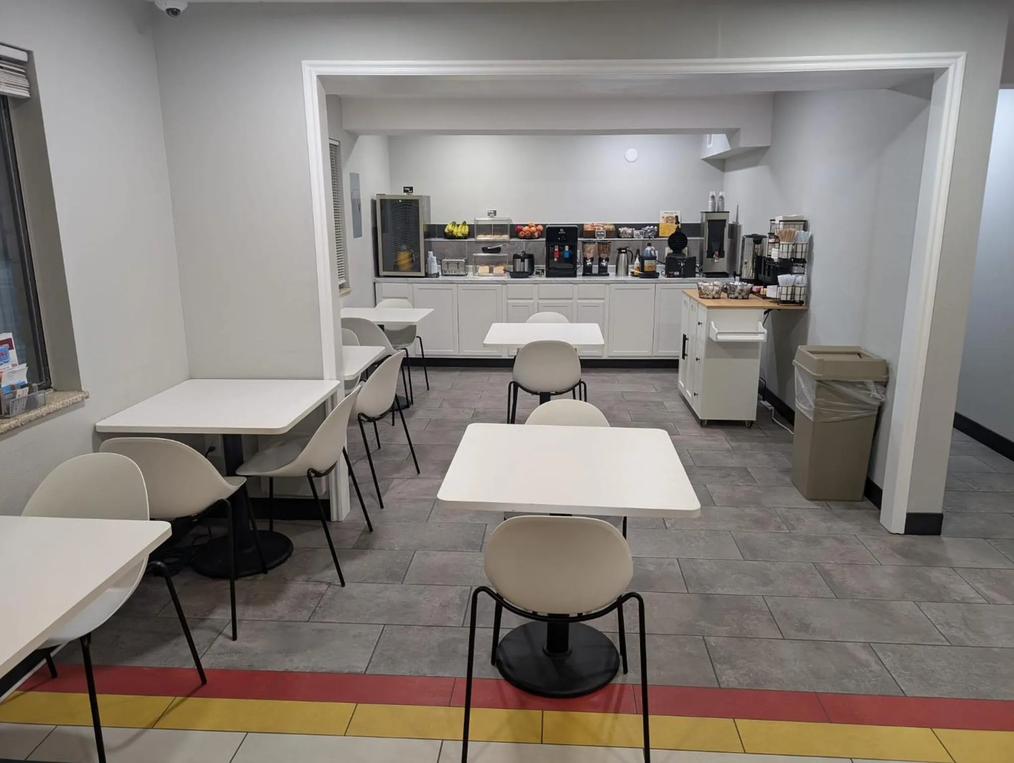 Breakfast in Studio 6 Rock Springs WY Flaming Gorge