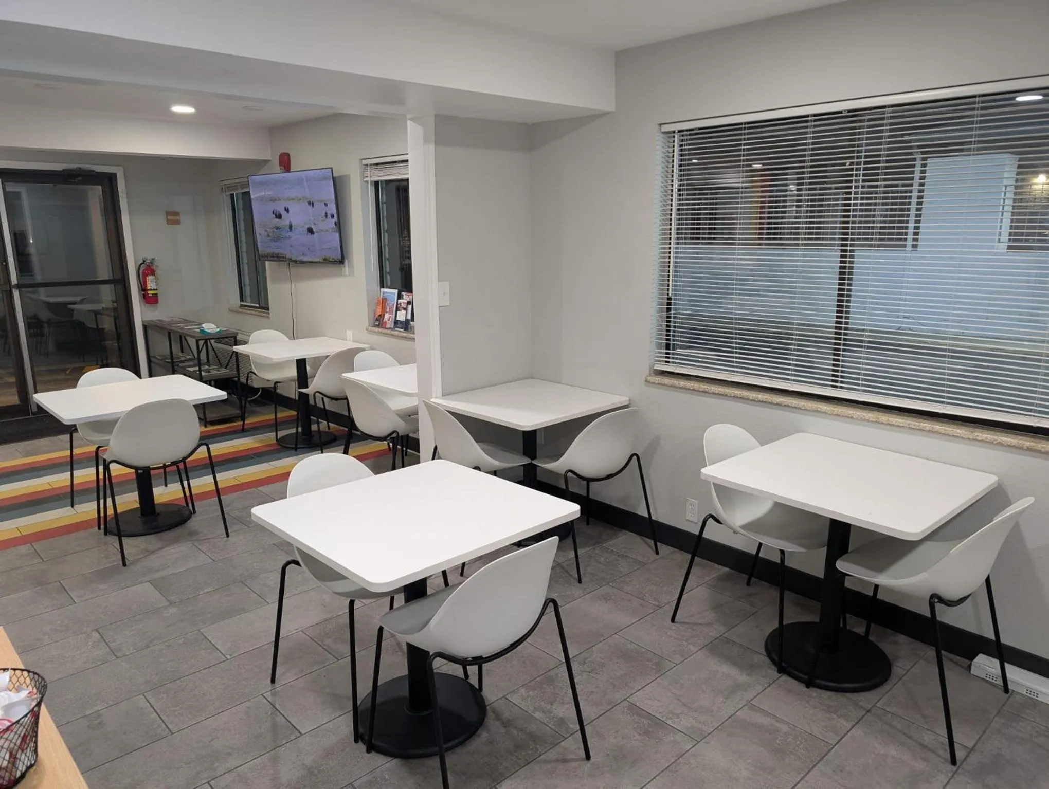 Breakfast in Studio 6 Rock Springs WY Flaming Gorge