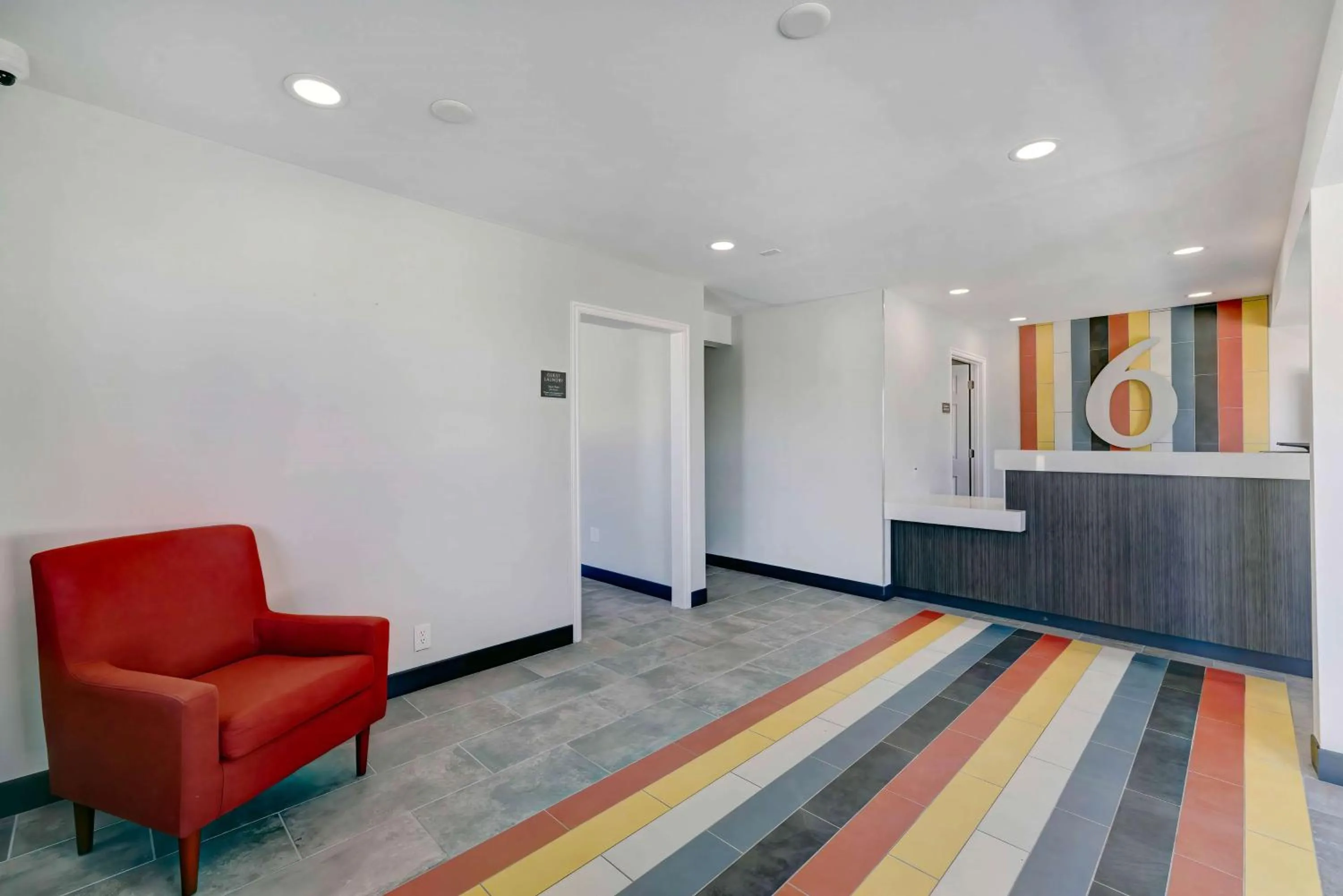 Lobby or reception in Studio 6 Rock Springs WY Flaming Gorge