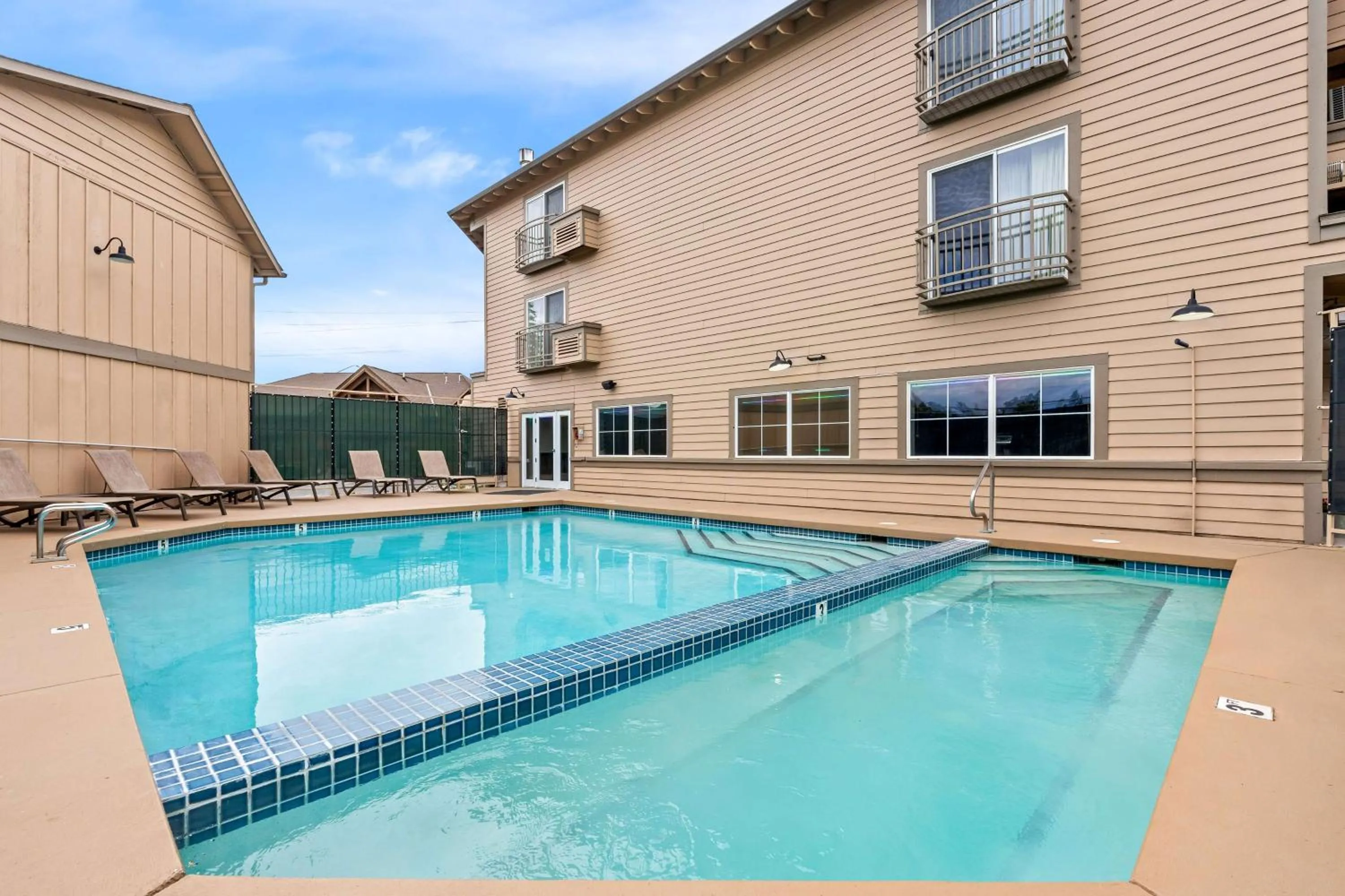 Pool view in Best Western Rocky Mountain Lodge