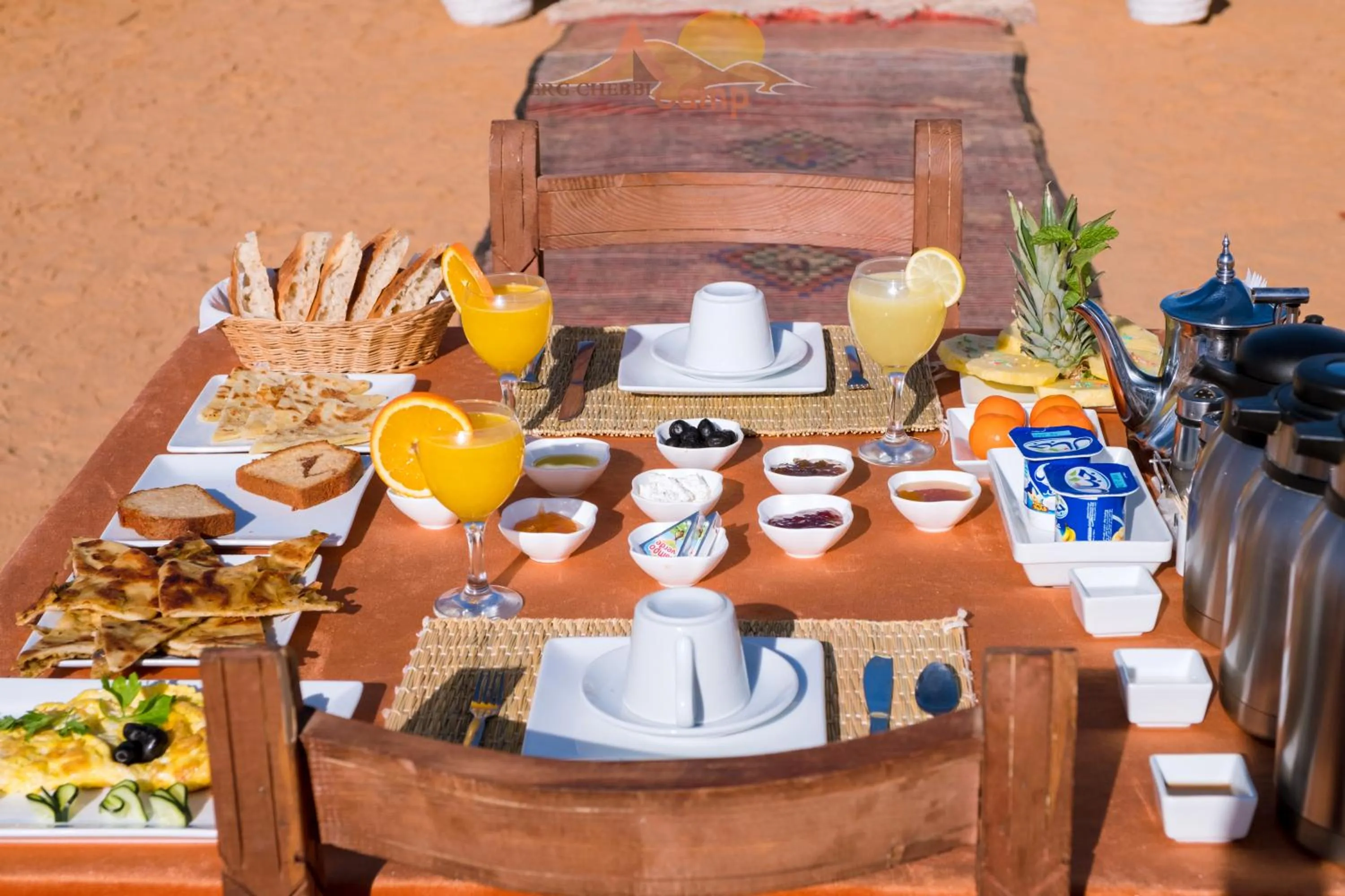 Breakfast in Erg Chebbi Camp