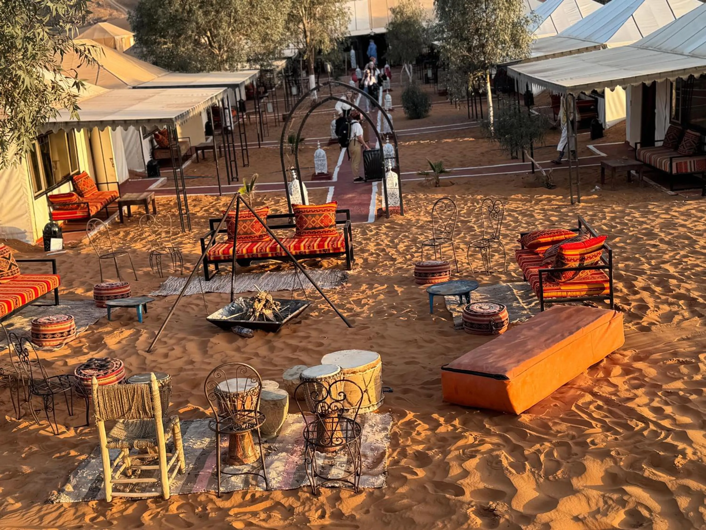Patio in Erg Chebbi Camp