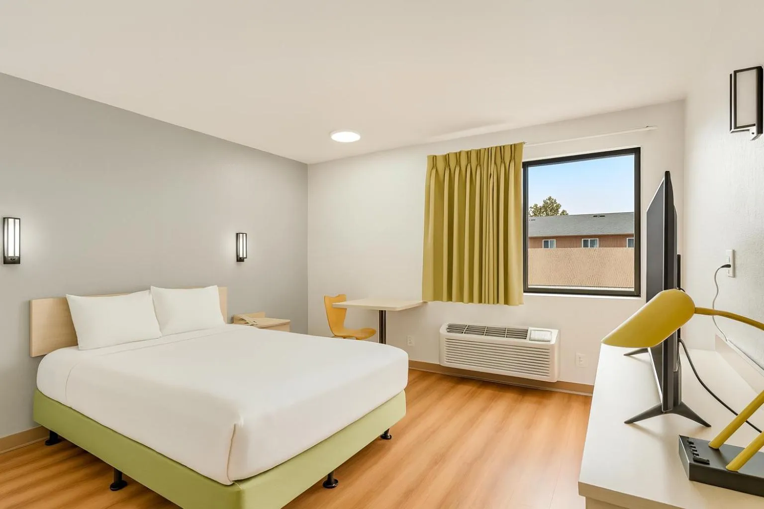 Bed in Motel 6 Ogden, UT- Downtown