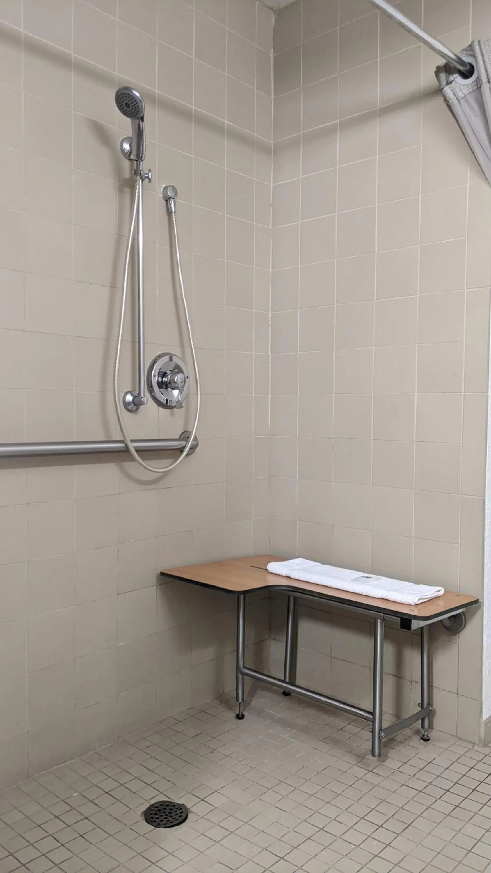 Shower in Motel 6 Ogden, UT- Downtown