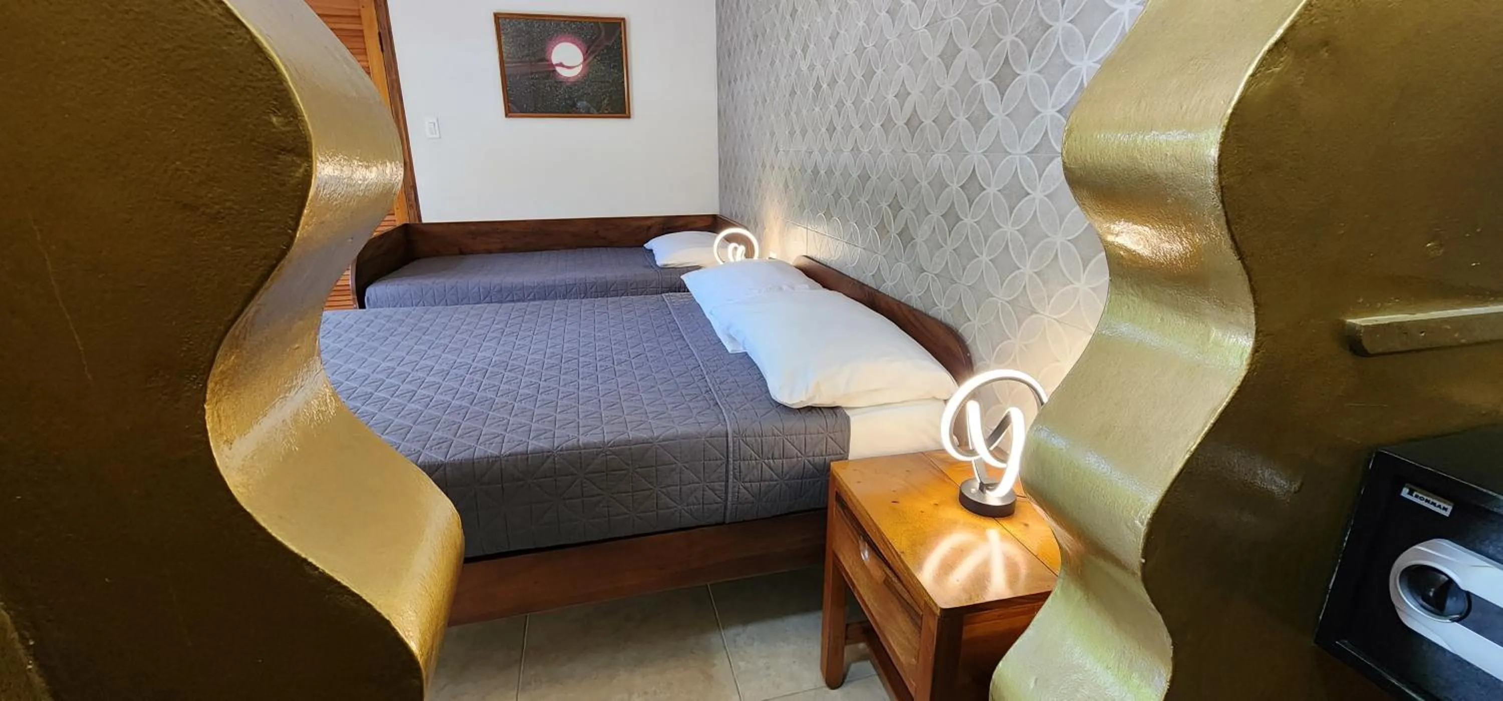 Bed in Sunrise Club Hotel