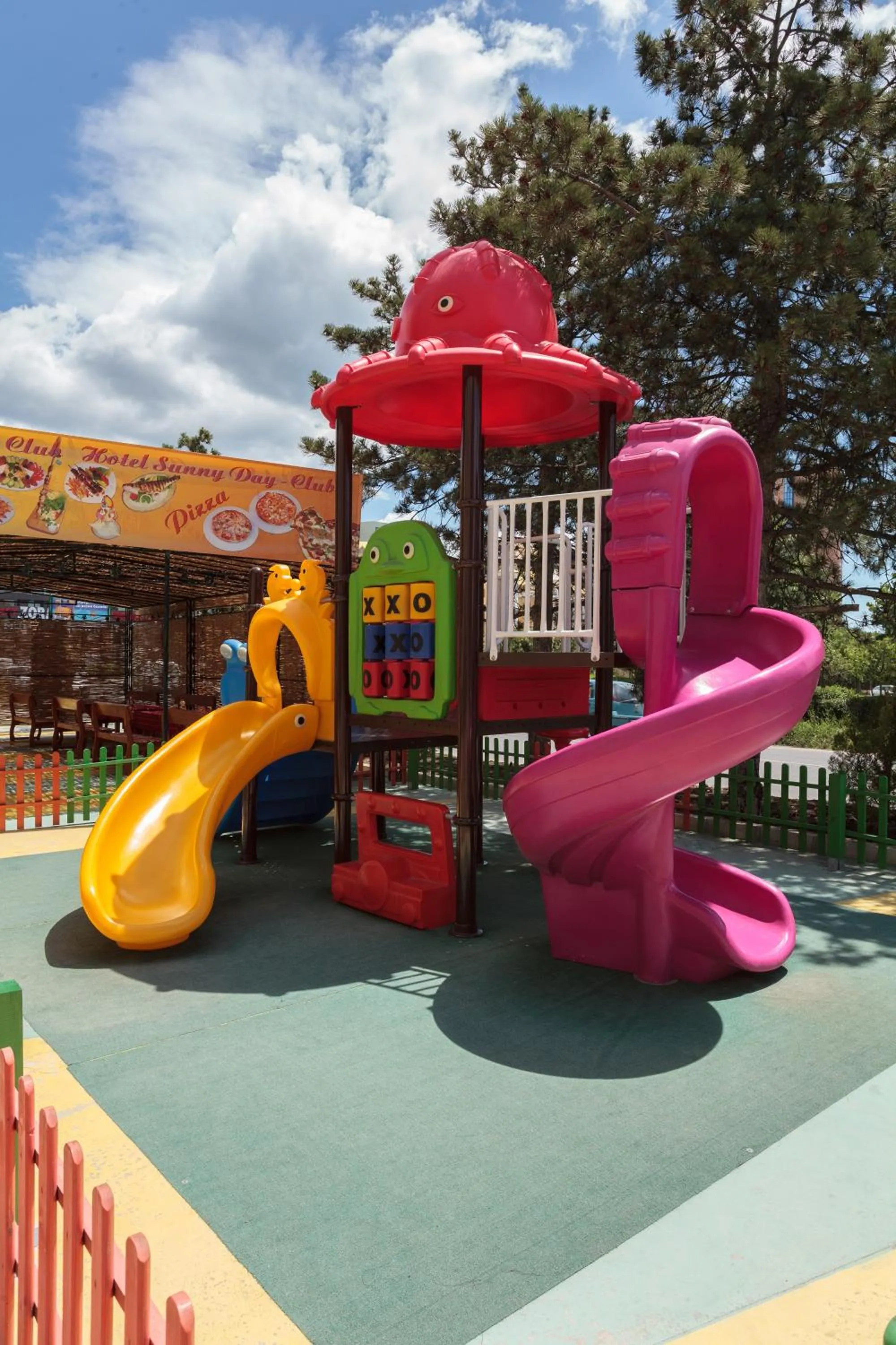 Children play ground in Sunny Day Club Hotel