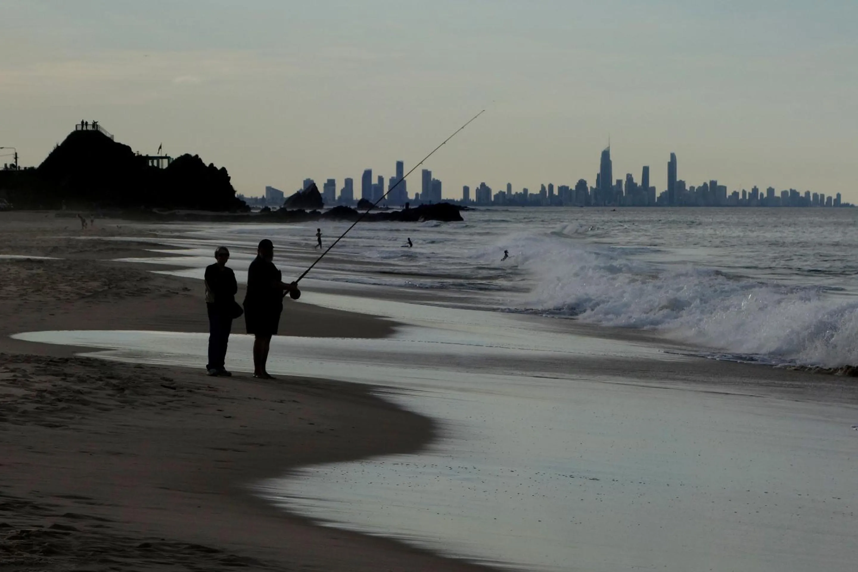 Beach in Sandcastles On Currumbin Beachfront, Gold Coast