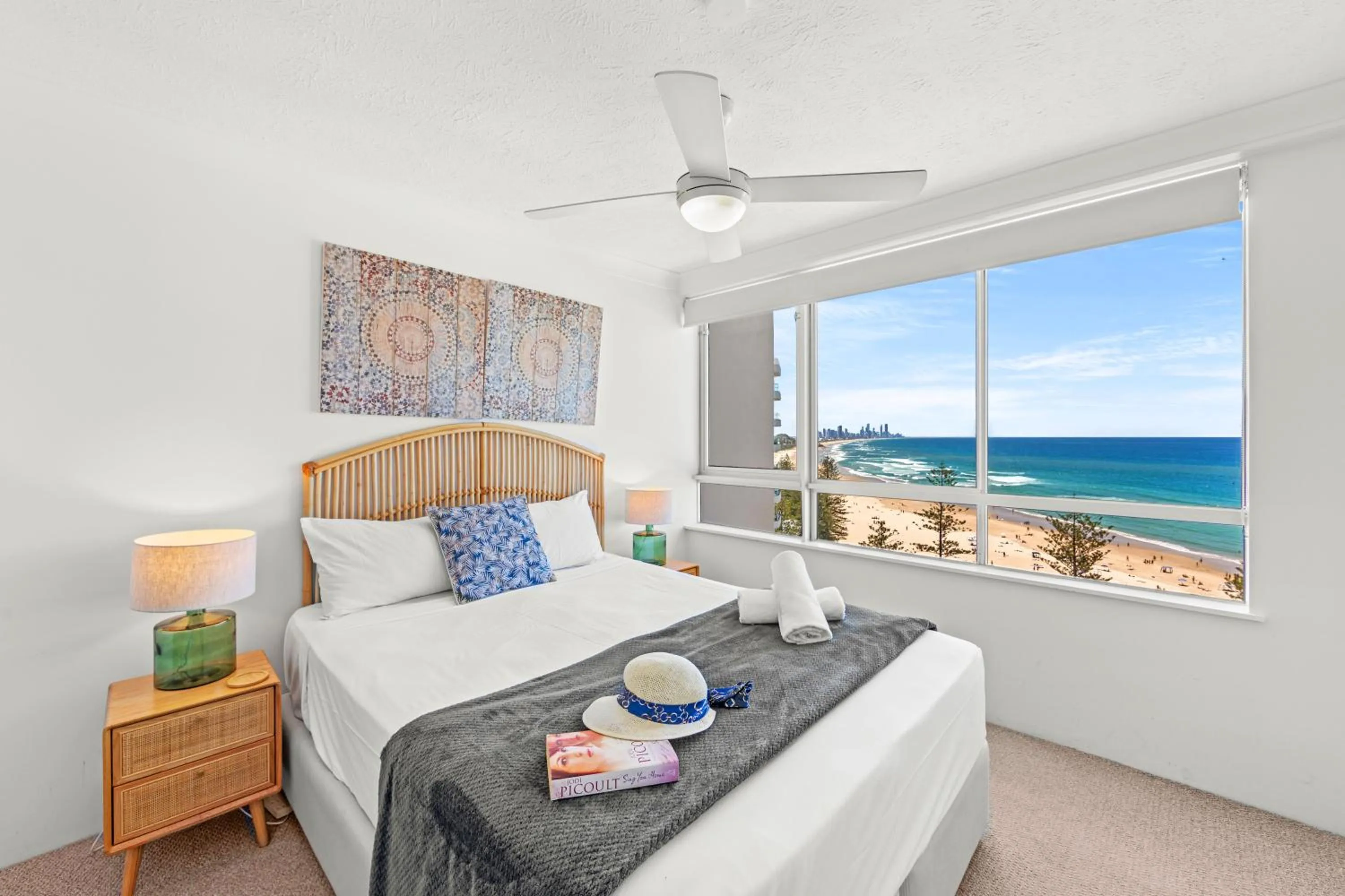 Bed in Burleigh Beach Tower
